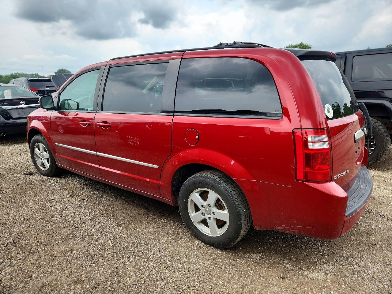2010 Dodge Grand Caravan Sxt Red vin: 2D4RN5D11AR201358