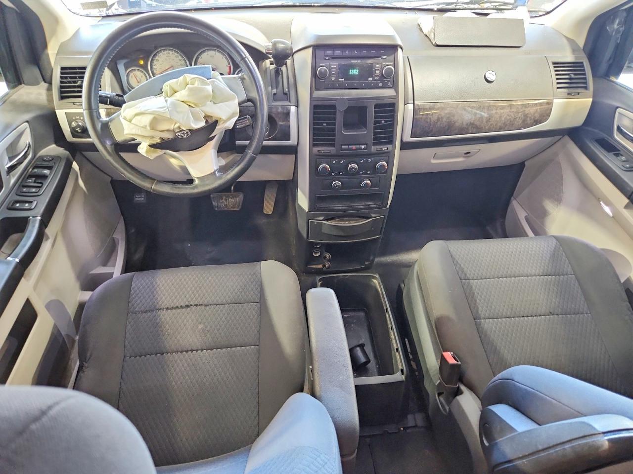 2010 Dodge Grand Caravan Sxt White vin: 2D4RN5D11AR211579