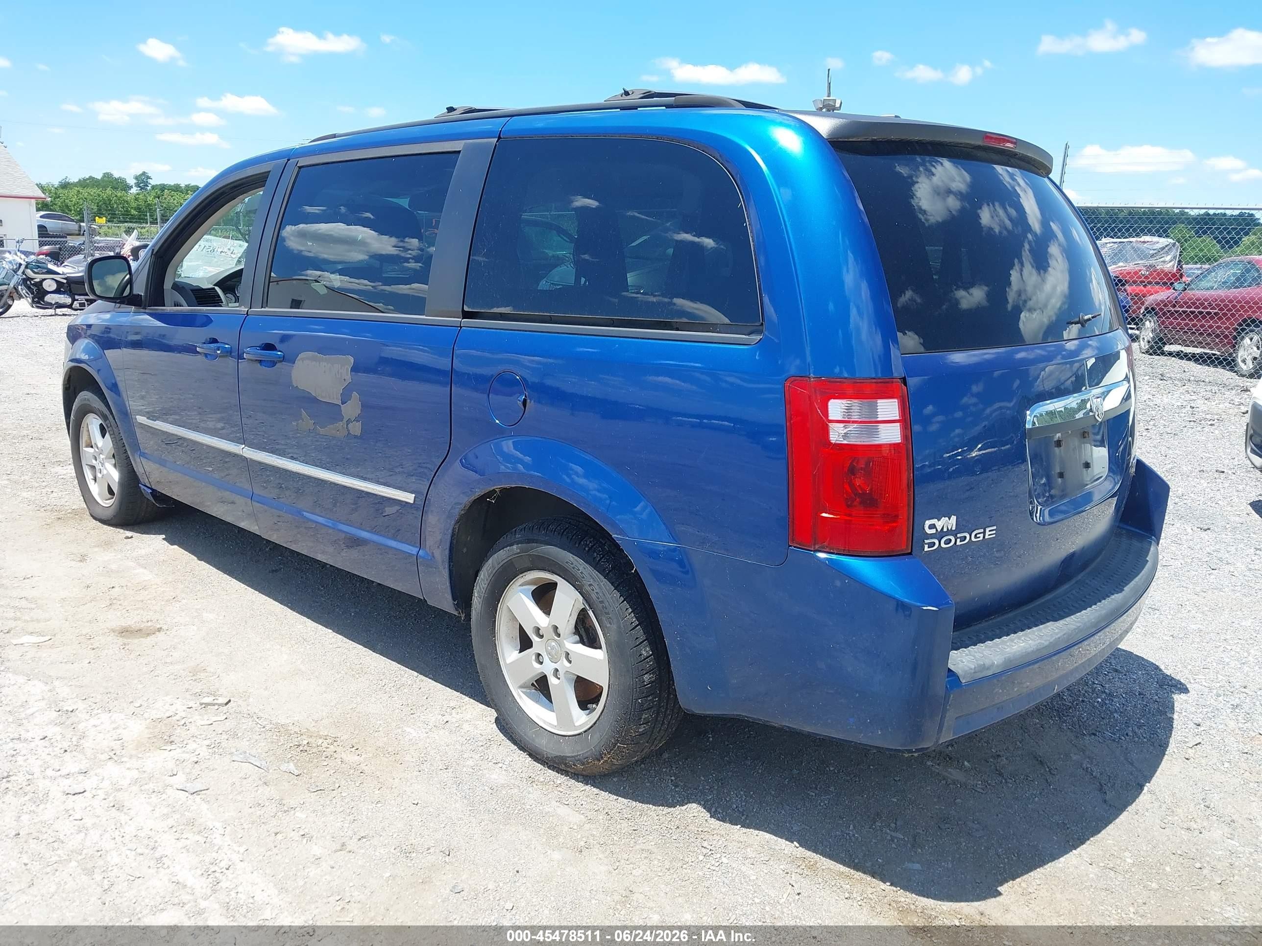 2010 Dodge Grand Caravan Sxt Blue vin: 2D4RN5D11AR242847