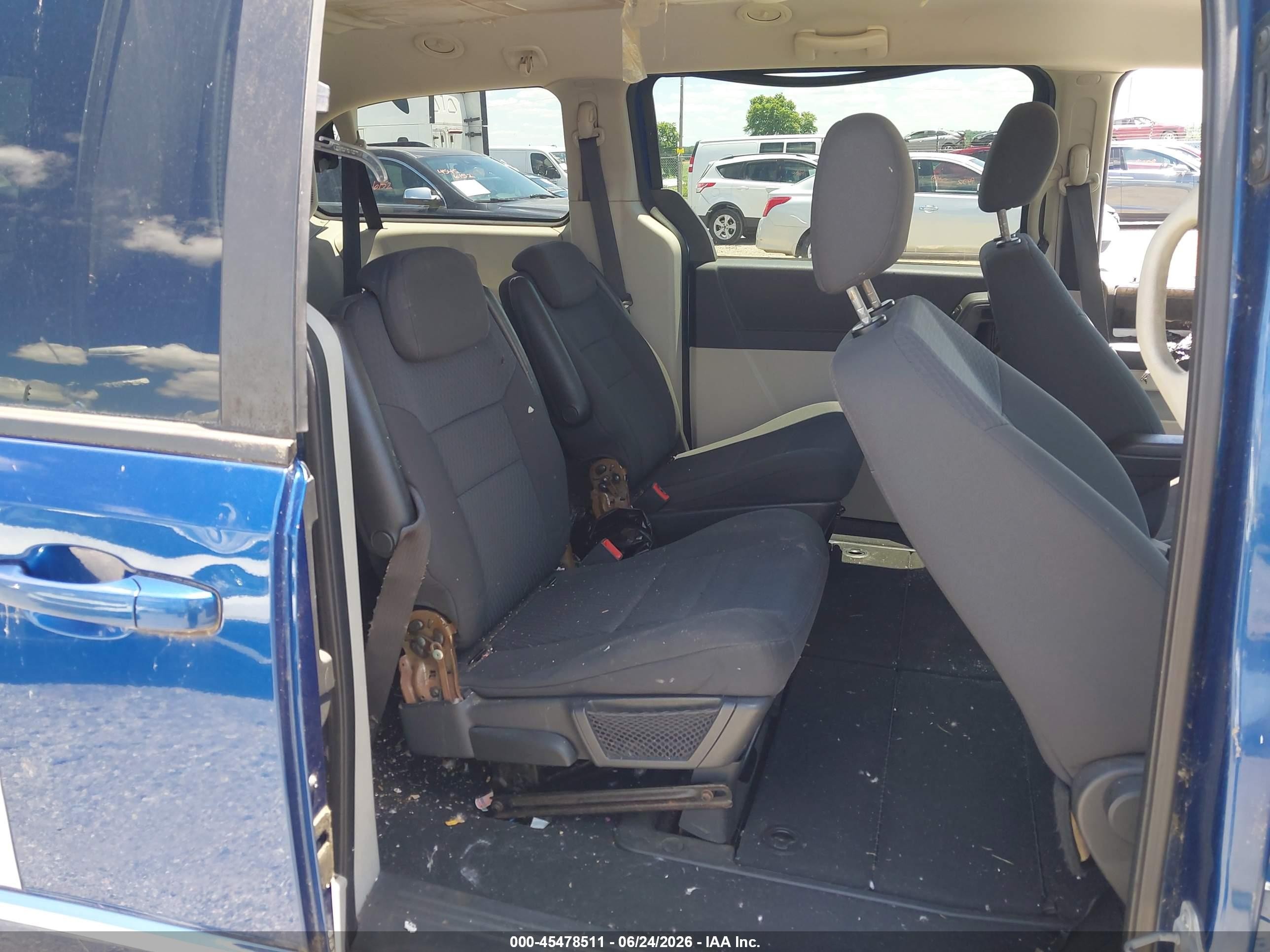 2010 Dodge Grand Caravan Sxt Blue vin: 2D4RN5D11AR242847