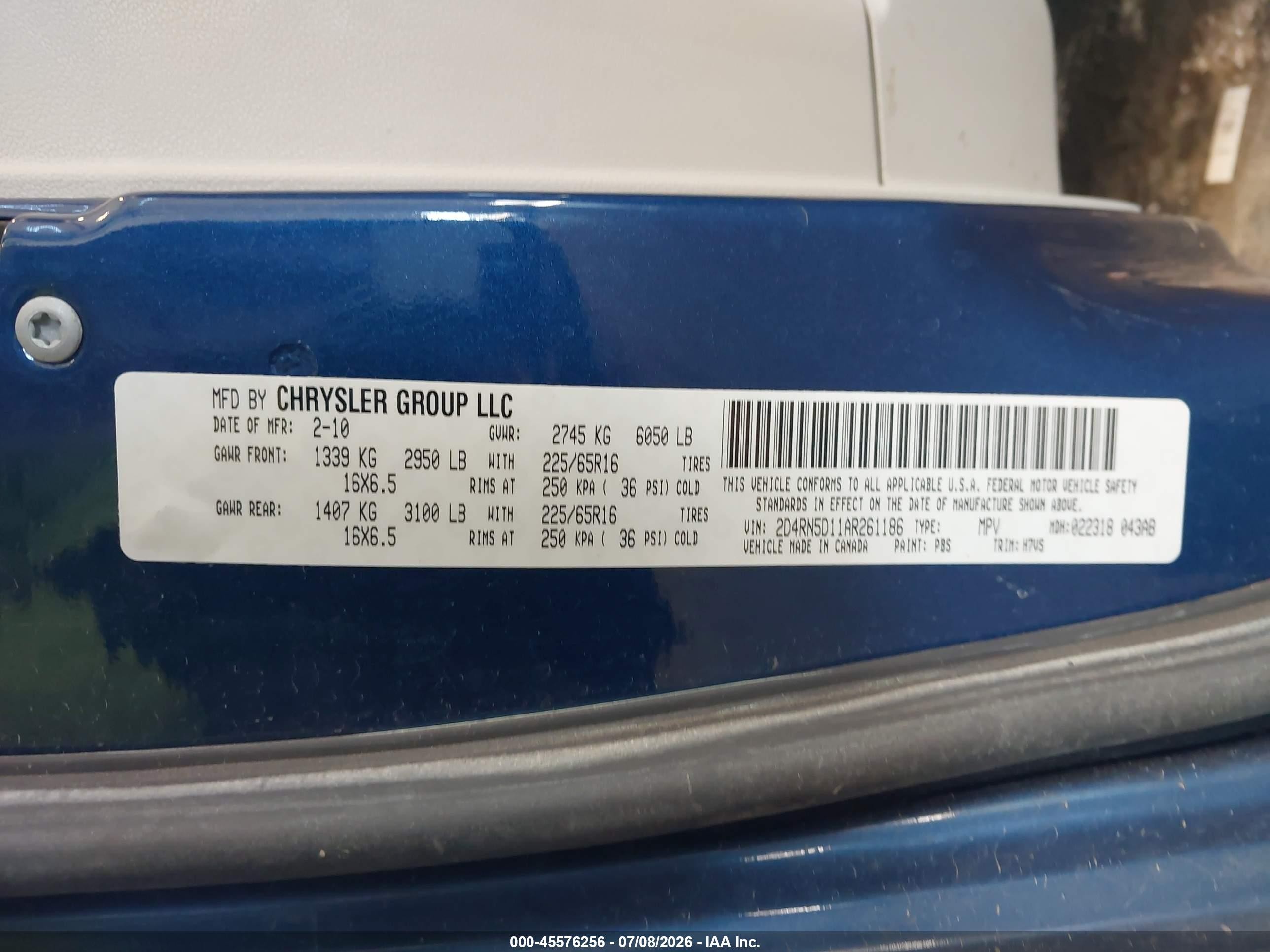 2010 Dodge Grand Caravan Sxt Dark Blue vin: 2D4RN5D11AR261186