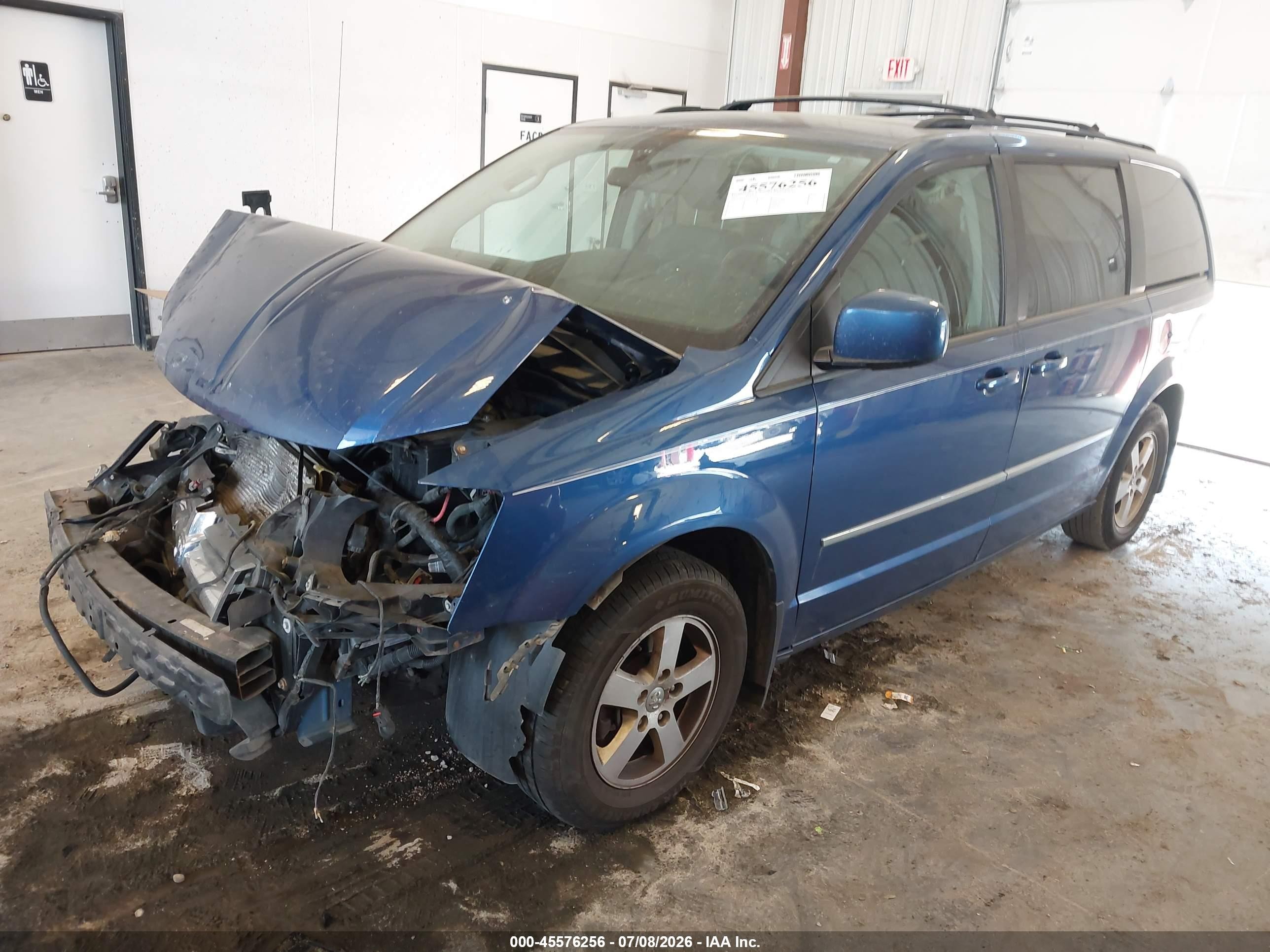 2010 Dodge Grand Caravan Sxt Dark Blue vin: 2D4RN5D11AR261186