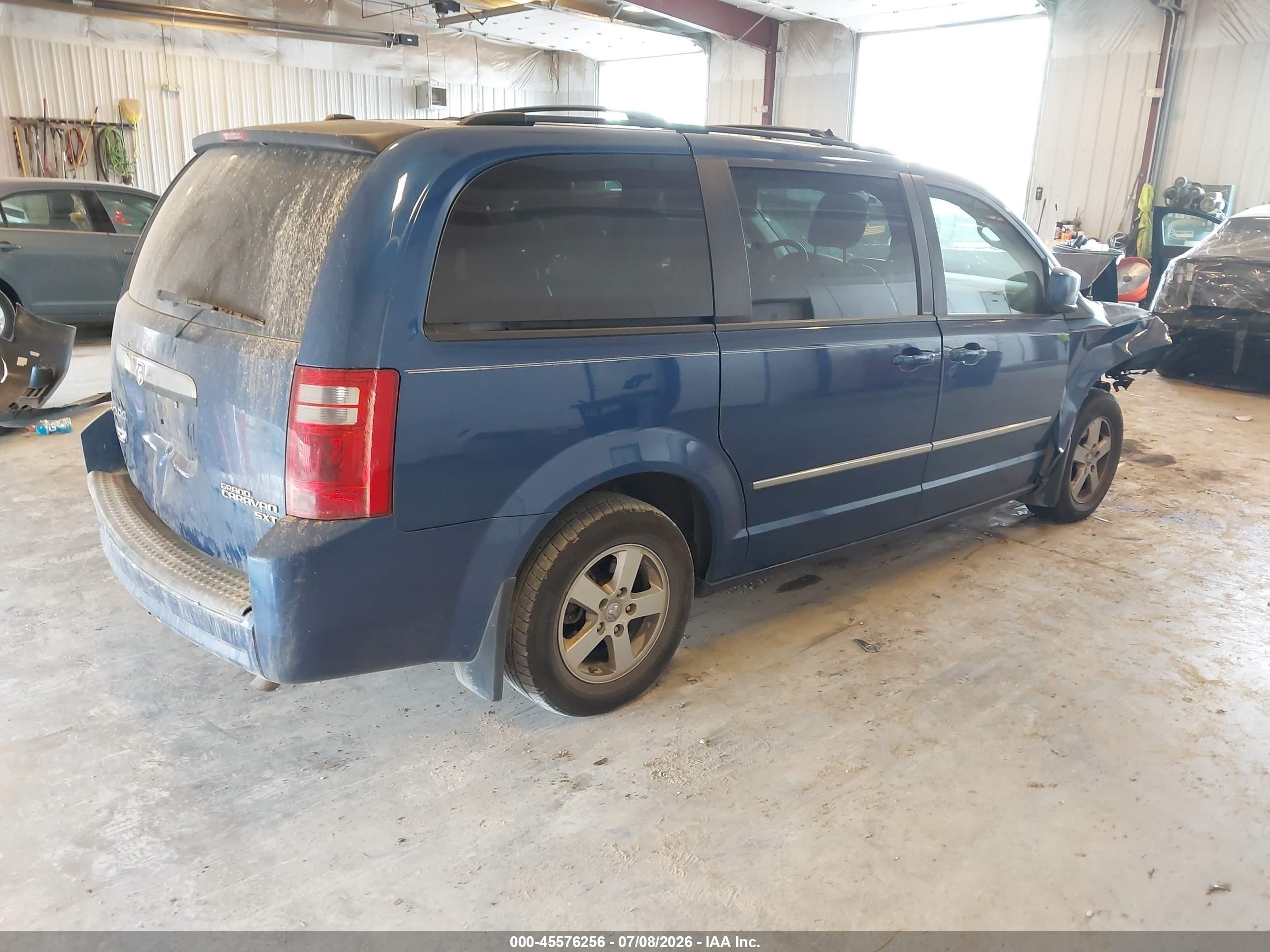 2010 Dodge Grand Caravan Sxt Dark Blue vin: 2D4RN5D11AR261186
