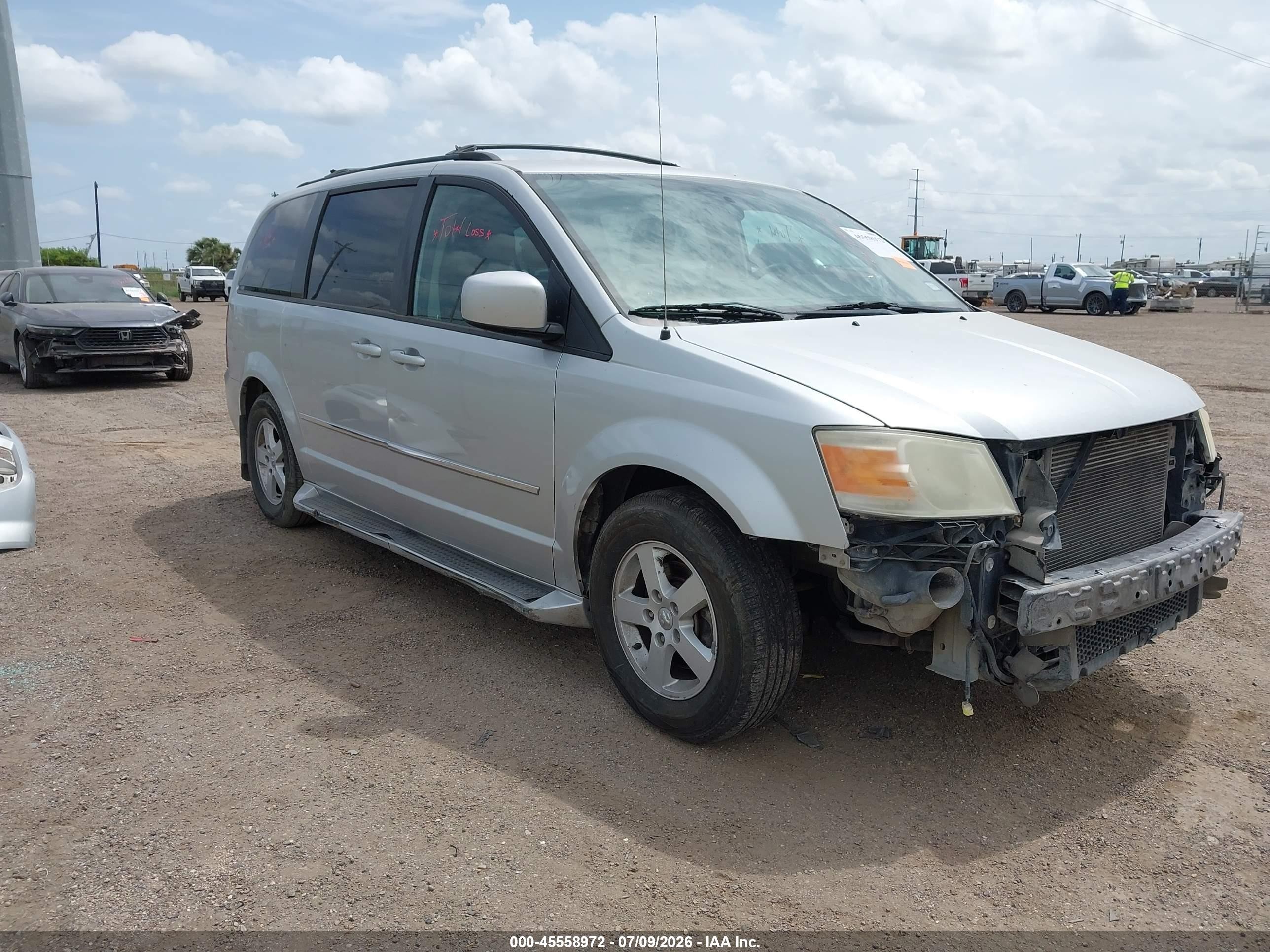 2010 Dodge Grand Caravan Sxt Silver vin: 2D4RN5D11AR262175