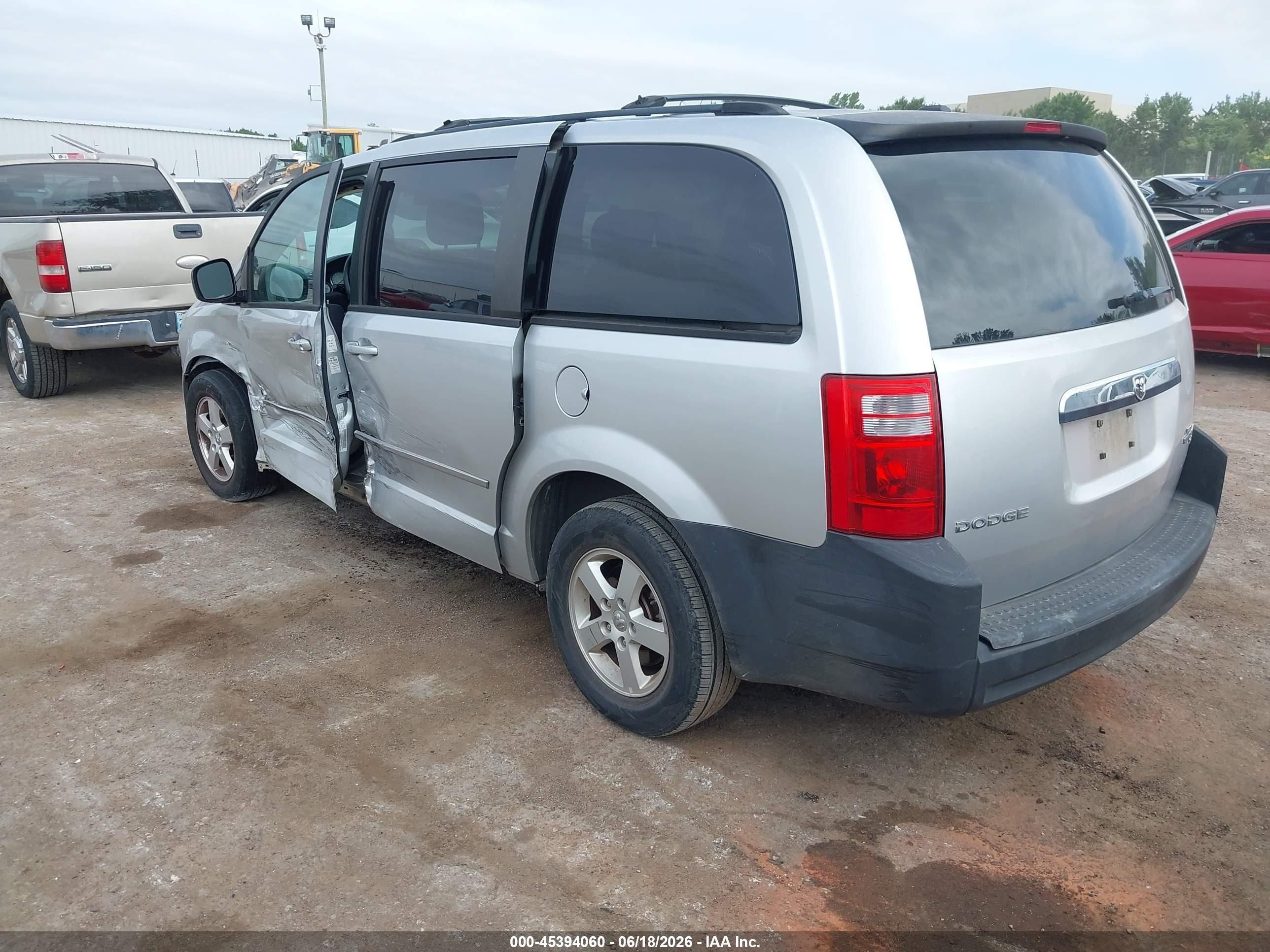 2010 Dodge Grand Caravan Sxt Silver vin: 2D4RN5D11AR318051