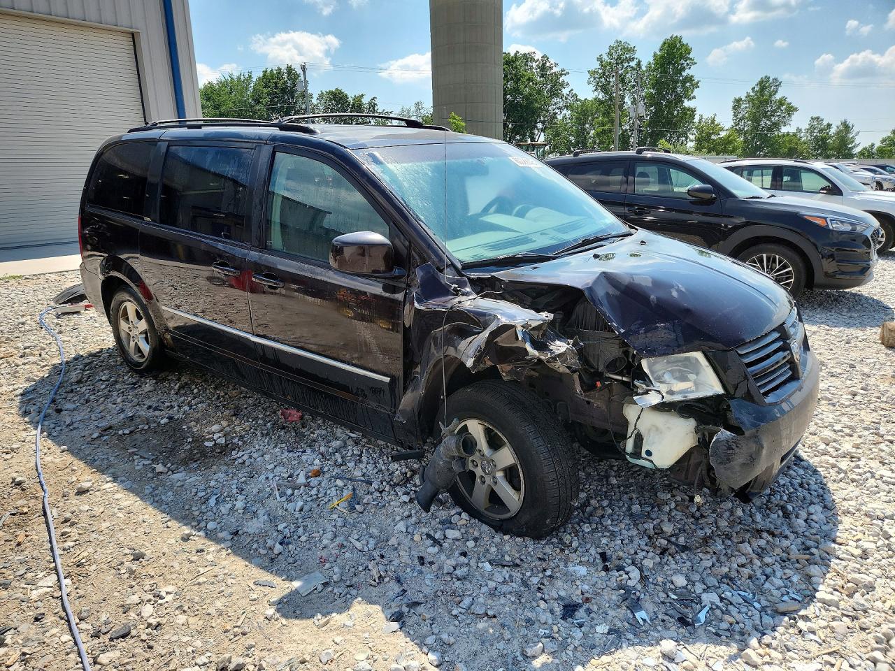 2010 Dodge Grand Caravan Sxt Black vin: 2D4RN5D11AR406291