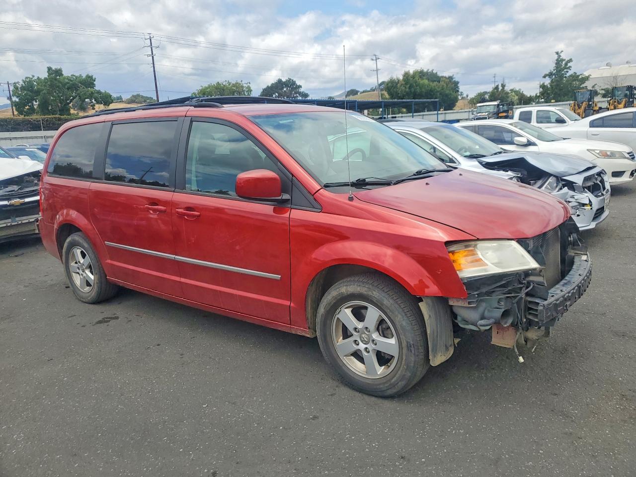 2010 Dodge Grand Caravan Sxt Red vin: 2D4RN5D12AR135712