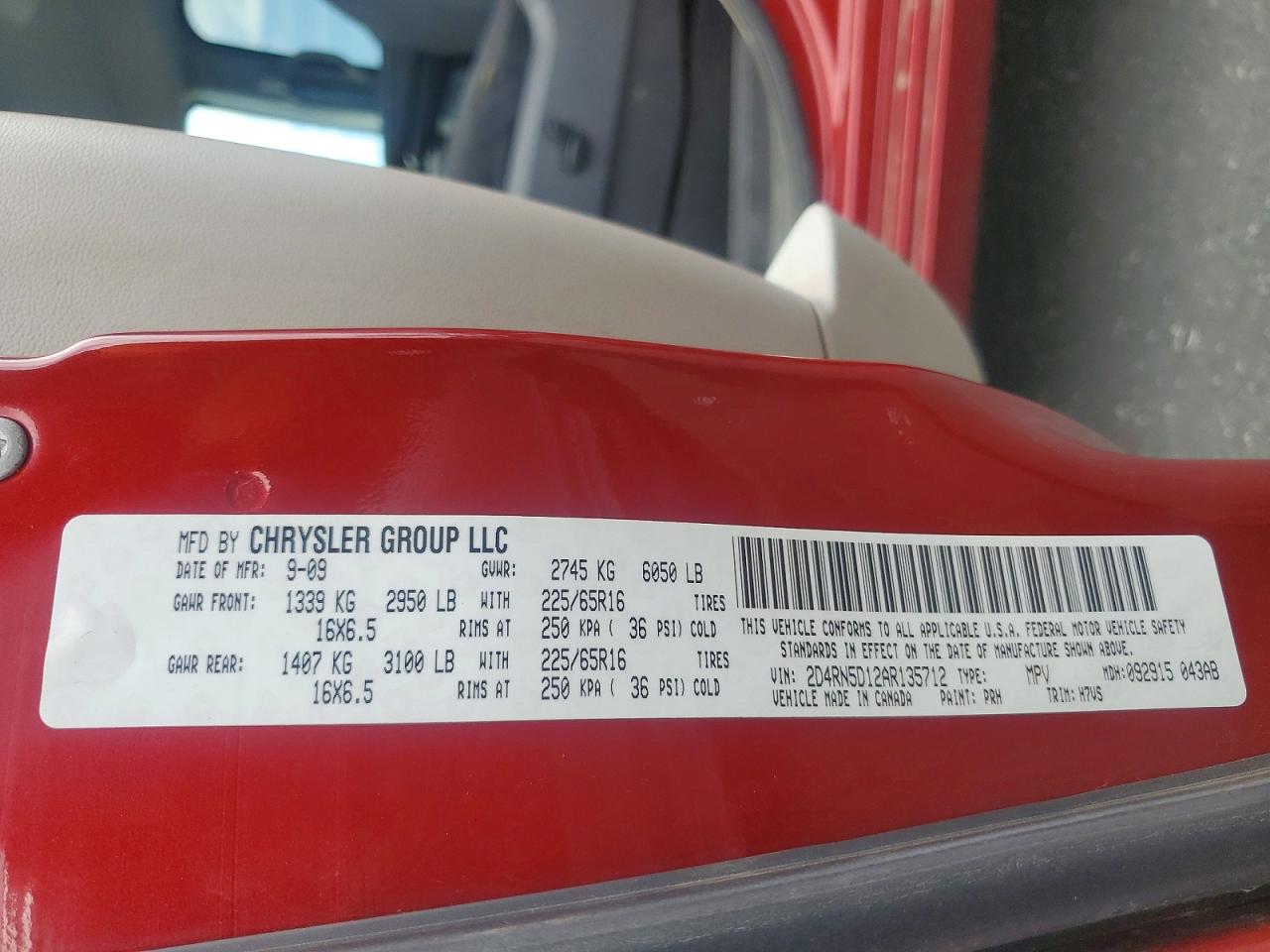2010 Dodge Grand Caravan Sxt Red vin: 2D4RN5D12AR135712