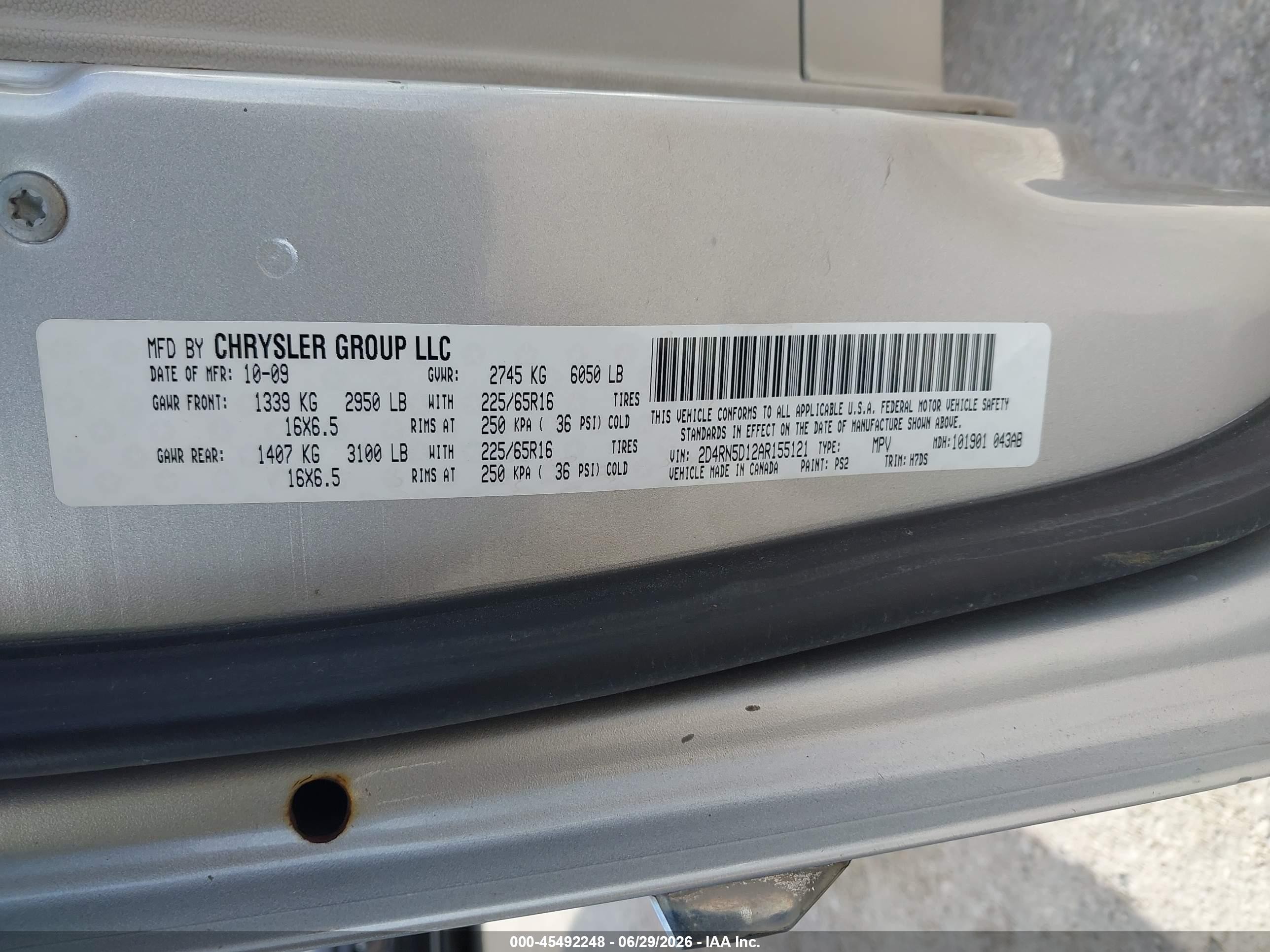 2010 Dodge Grand Caravan Sxt Silver vin: 2D4RN5D12AR155121