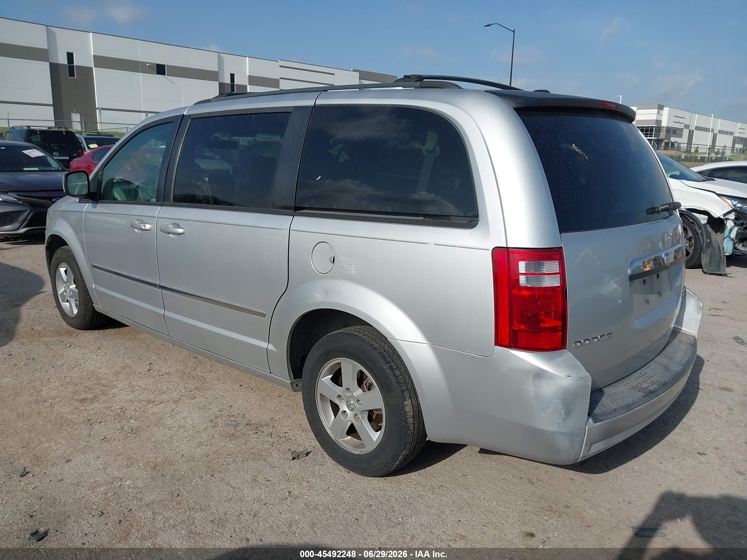 2010 Dodge Grand Caravan Sxt Silver vin: 2D4RN5D12AR155121