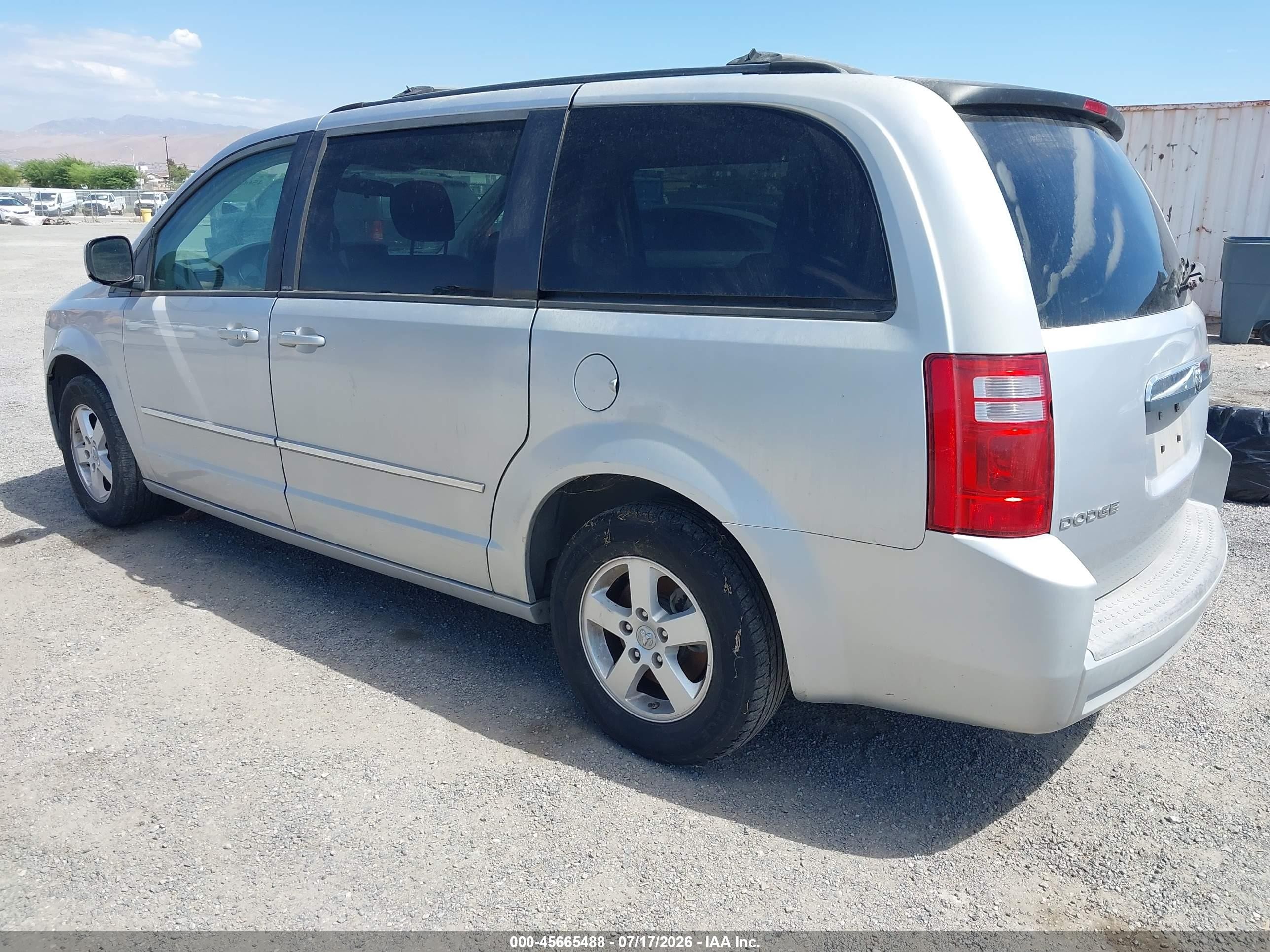 2010 Dodge Grand Caravan Sxt Silver vin: 2D4RN5D12AR209582