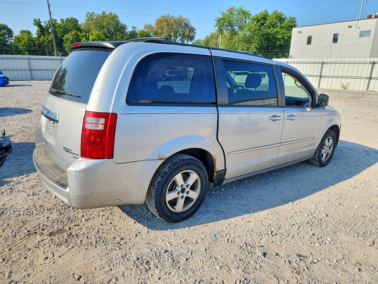 2010 Dodge Grand Caravan Sxt Gray vin: 2D4RN5D12AR215740