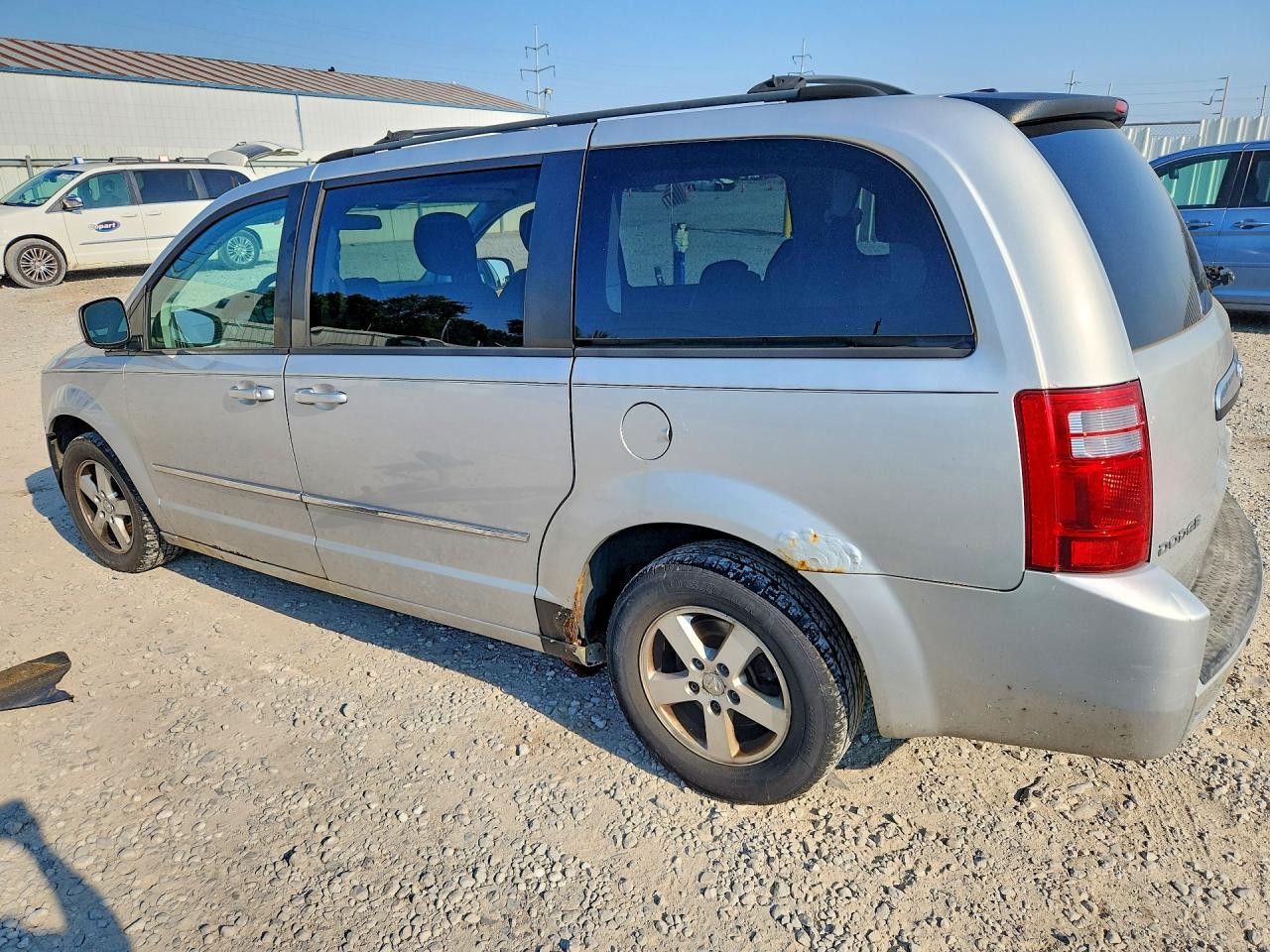 2010 Dodge Grand Caravan Sxt Gray vin: 2D4RN5D12AR215740