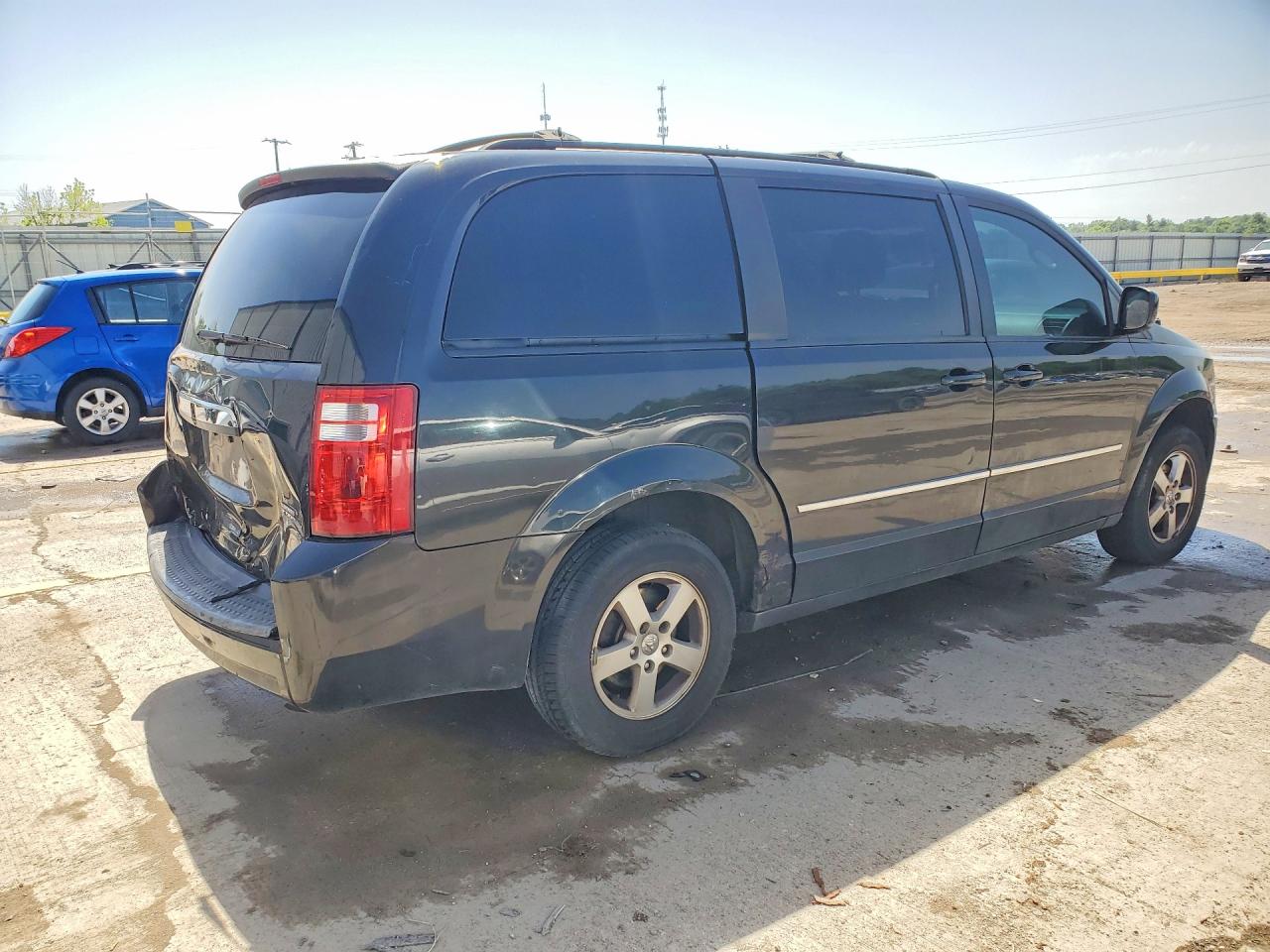 2010 Dodge Grand Caravan Sxt Blue vin: 2D4RN5D12AR409362
