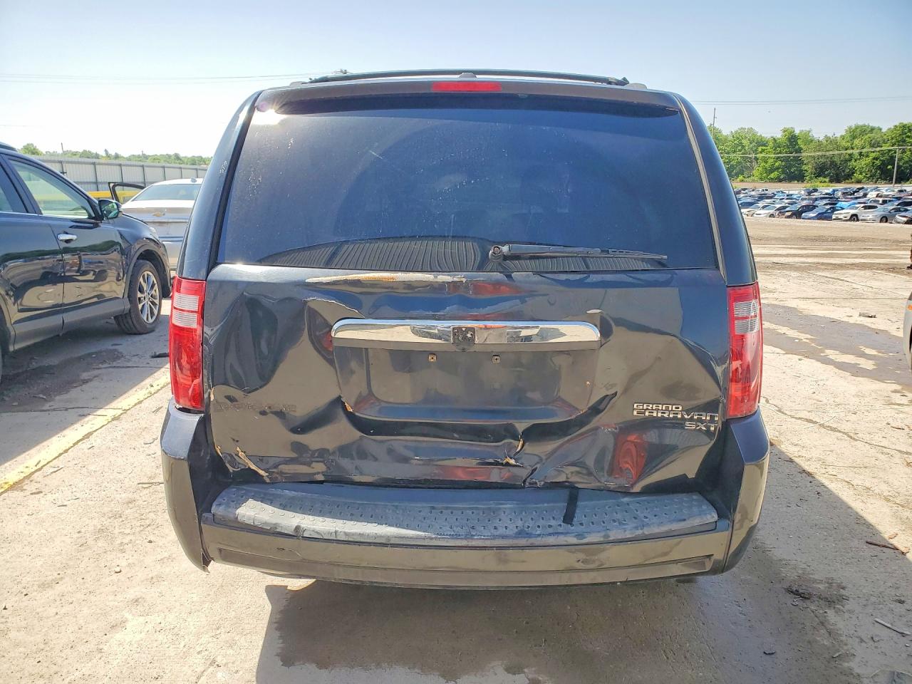 2010 Dodge Grand Caravan Sxt Blue vin: 2D4RN5D12AR409362