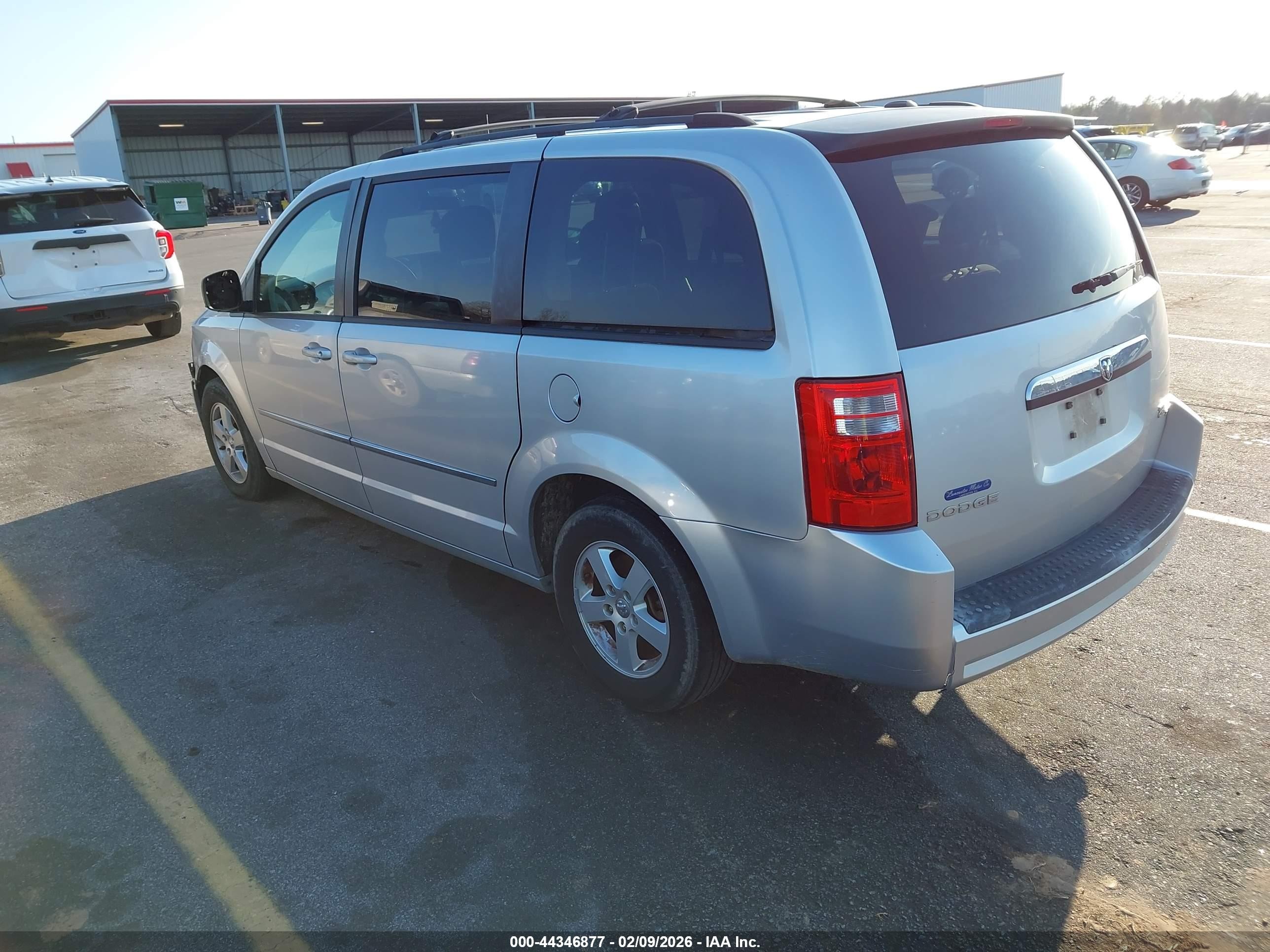 2010 Dodge Grand Caravan Sxt Silver vin: 2D4RN5D12AR409622