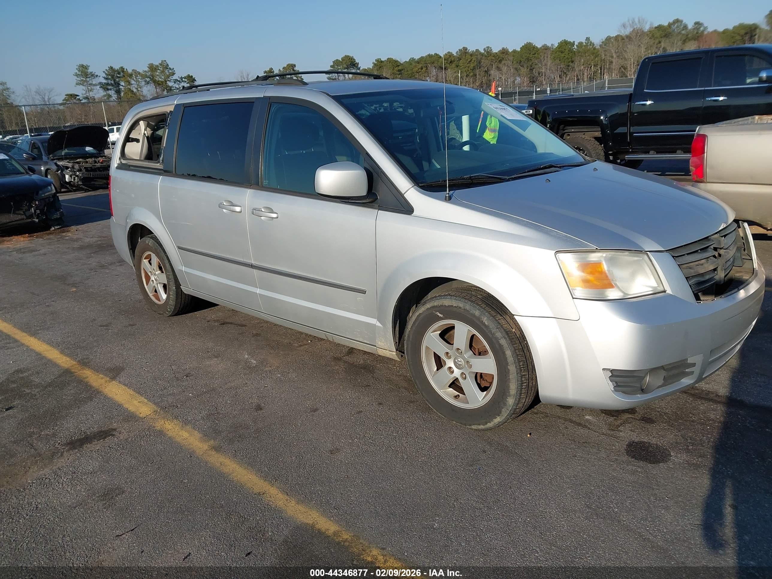 2010 Dodge Grand Caravan Sxt Silver vin: 2D4RN5D12AR409622