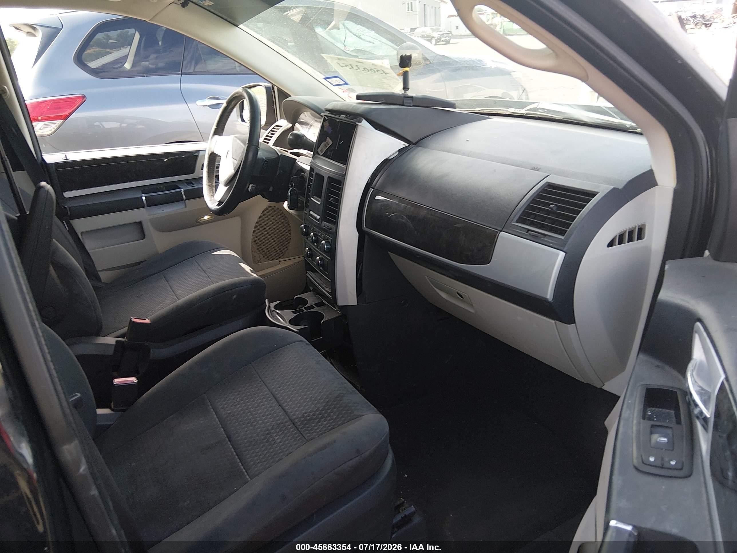 2010 Dodge Grand Caravan Sxt Black vin: 2D4RN5D12AR444354