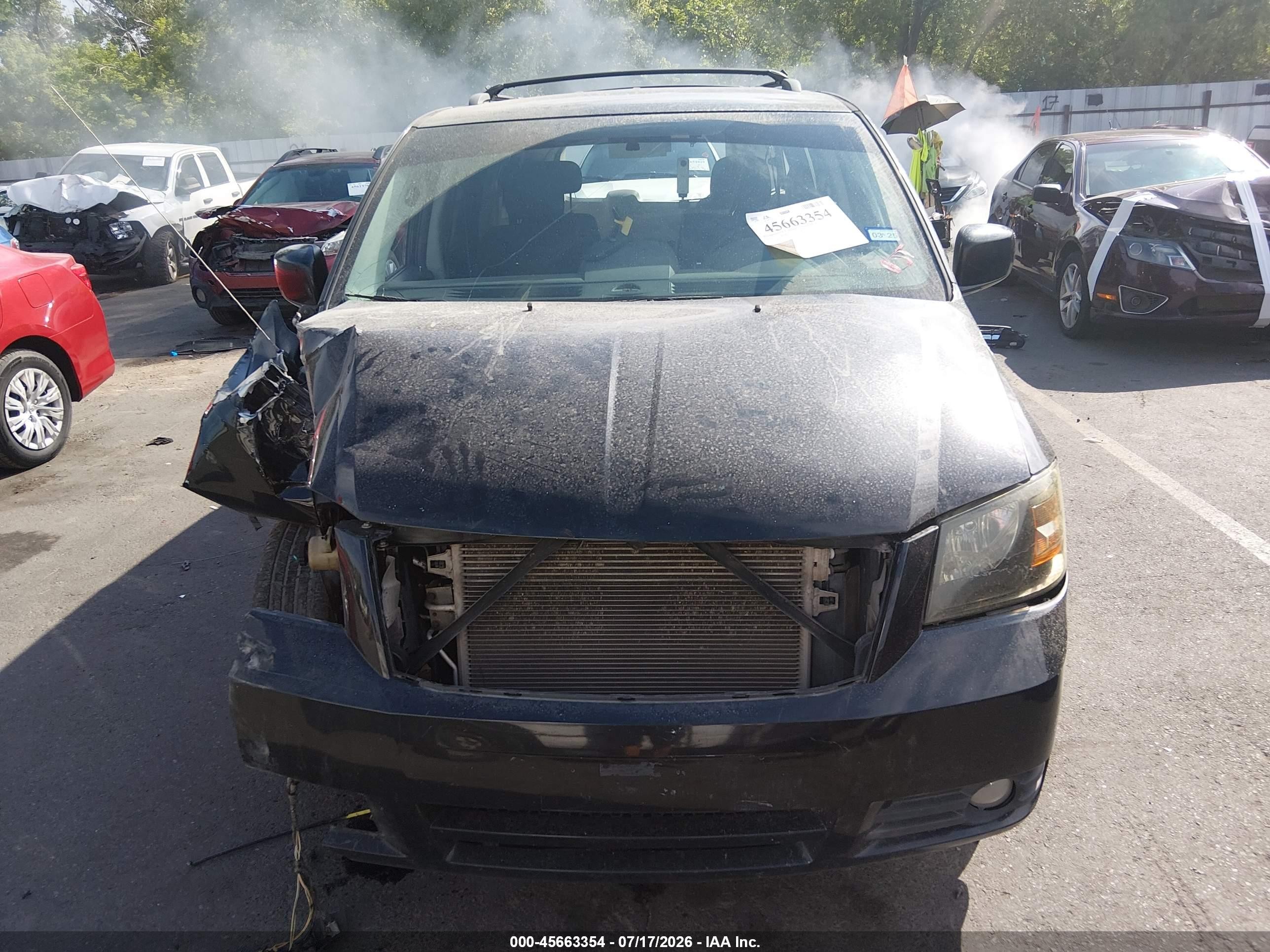2010 Dodge Grand Caravan Sxt Black vin: 2D4RN5D12AR444354