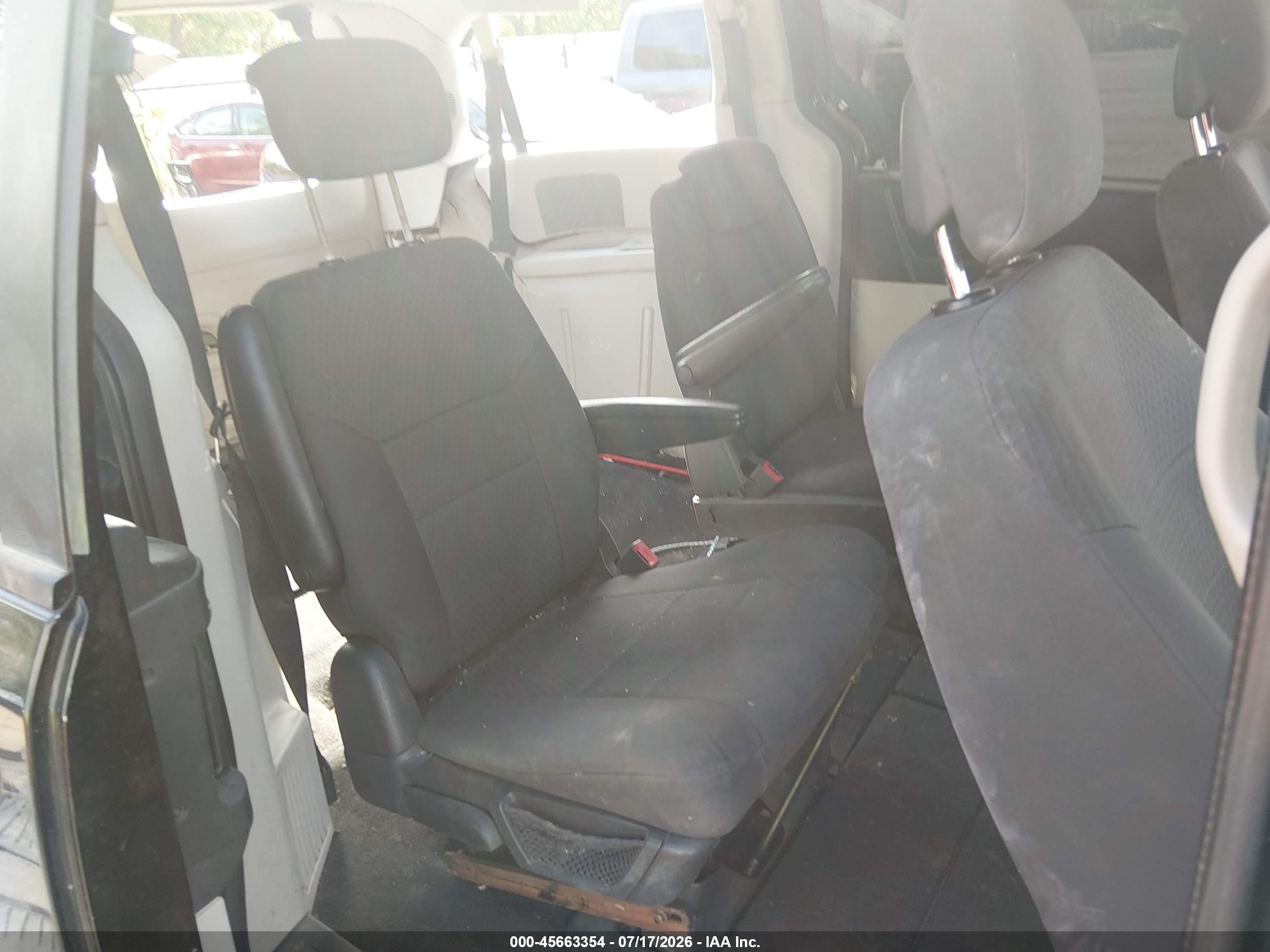 2010 Dodge Grand Caravan Sxt Black vin: 2D4RN5D12AR444354