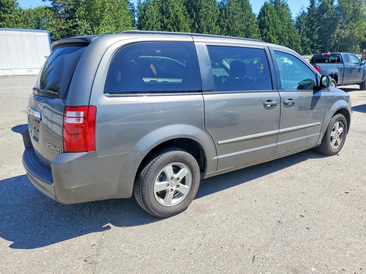 2010 Dodge Grand Caravan Sxt Gray vin: 2D4RN5D12AR467147