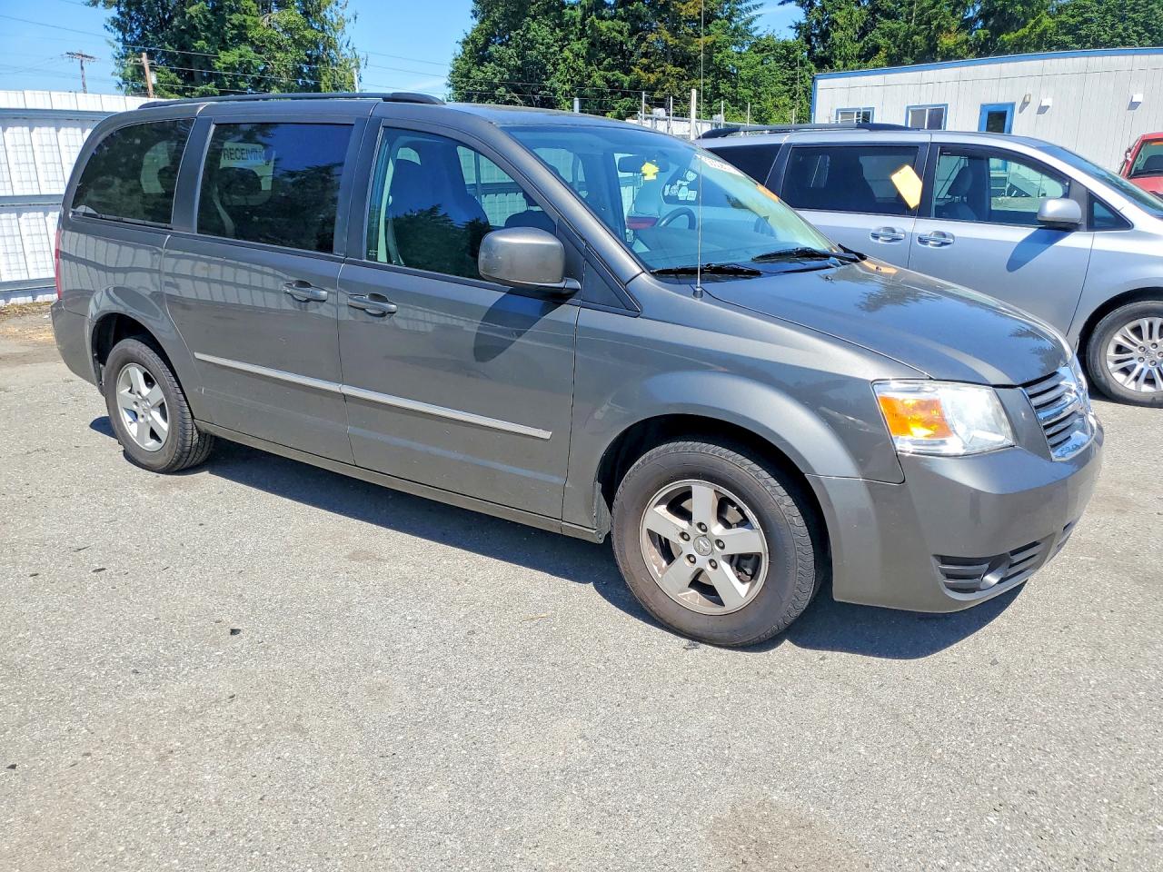 2010 Dodge Grand Caravan Sxt Gray vin: 2D4RN5D12AR467147