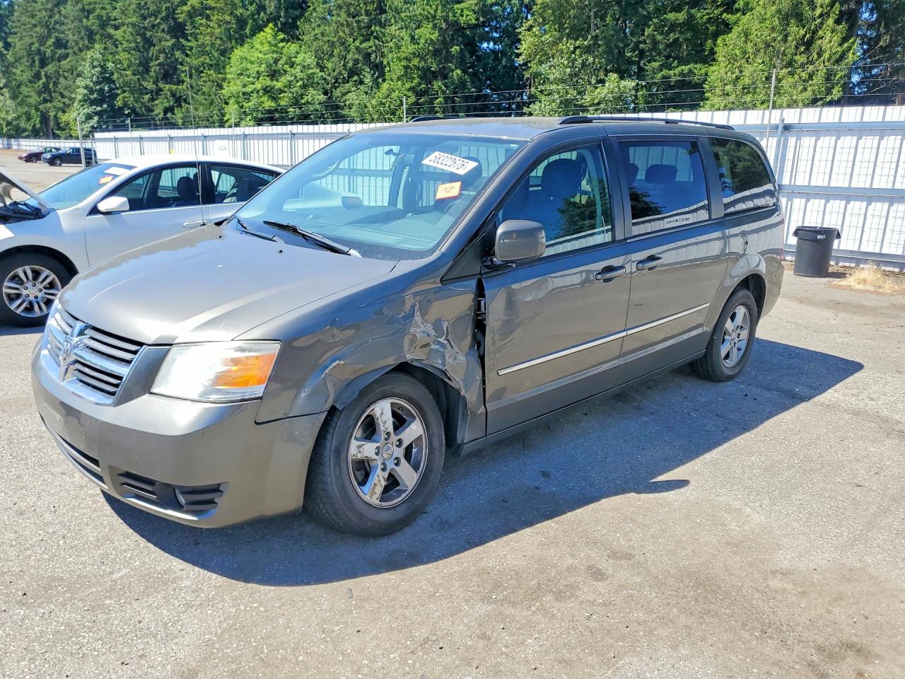 2010 Dodge Grand Caravan Sxt Gray vin: 2D4RN5D12AR467147