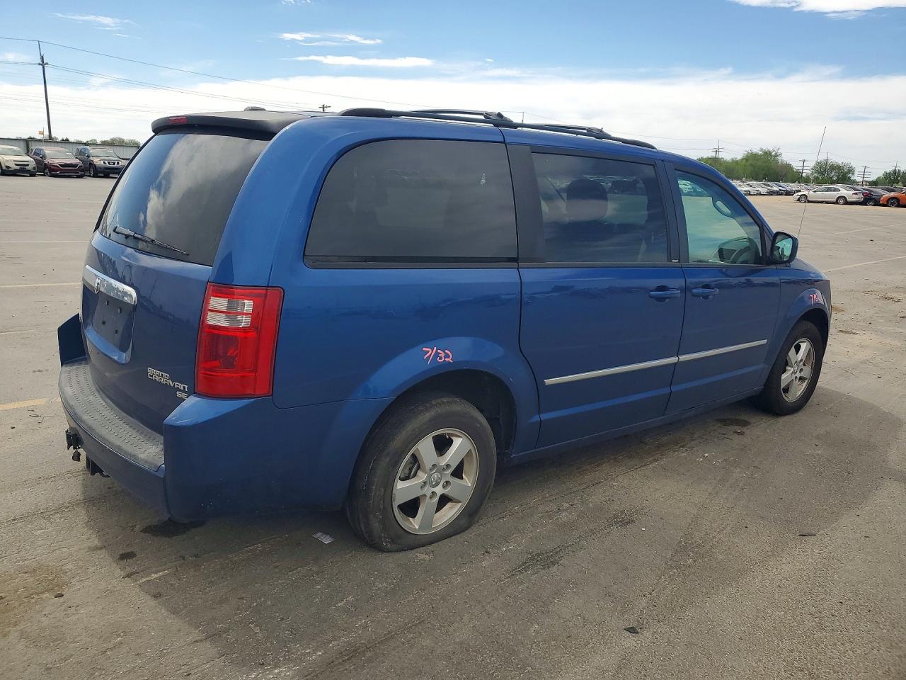 2010 Dodge Grand Caravan Sxt Blue vin: 2D4RN5D13AR397318