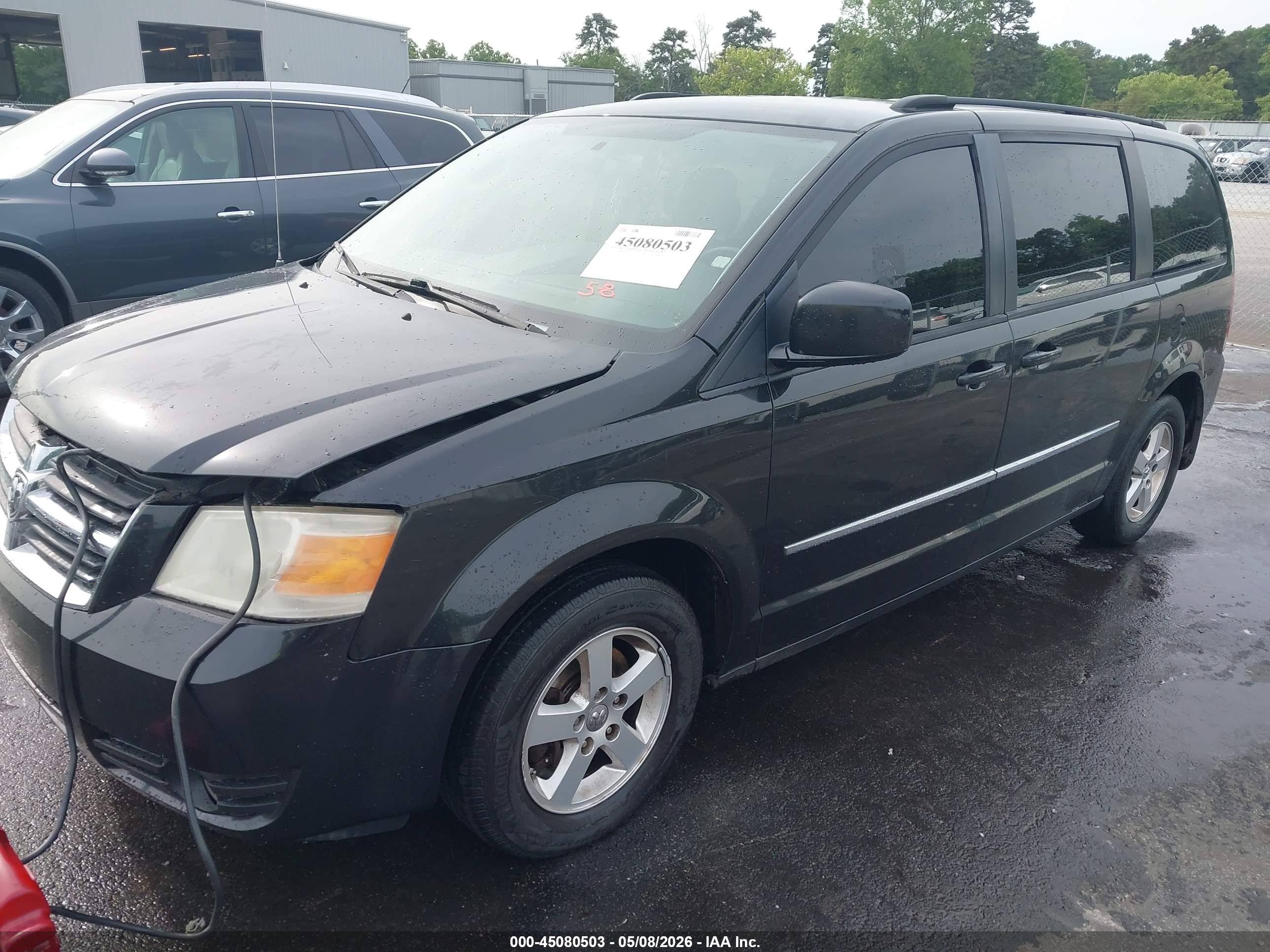2010 Dodge Grand Caravan Sxt Black vin: 2D4RN5D13AR409547