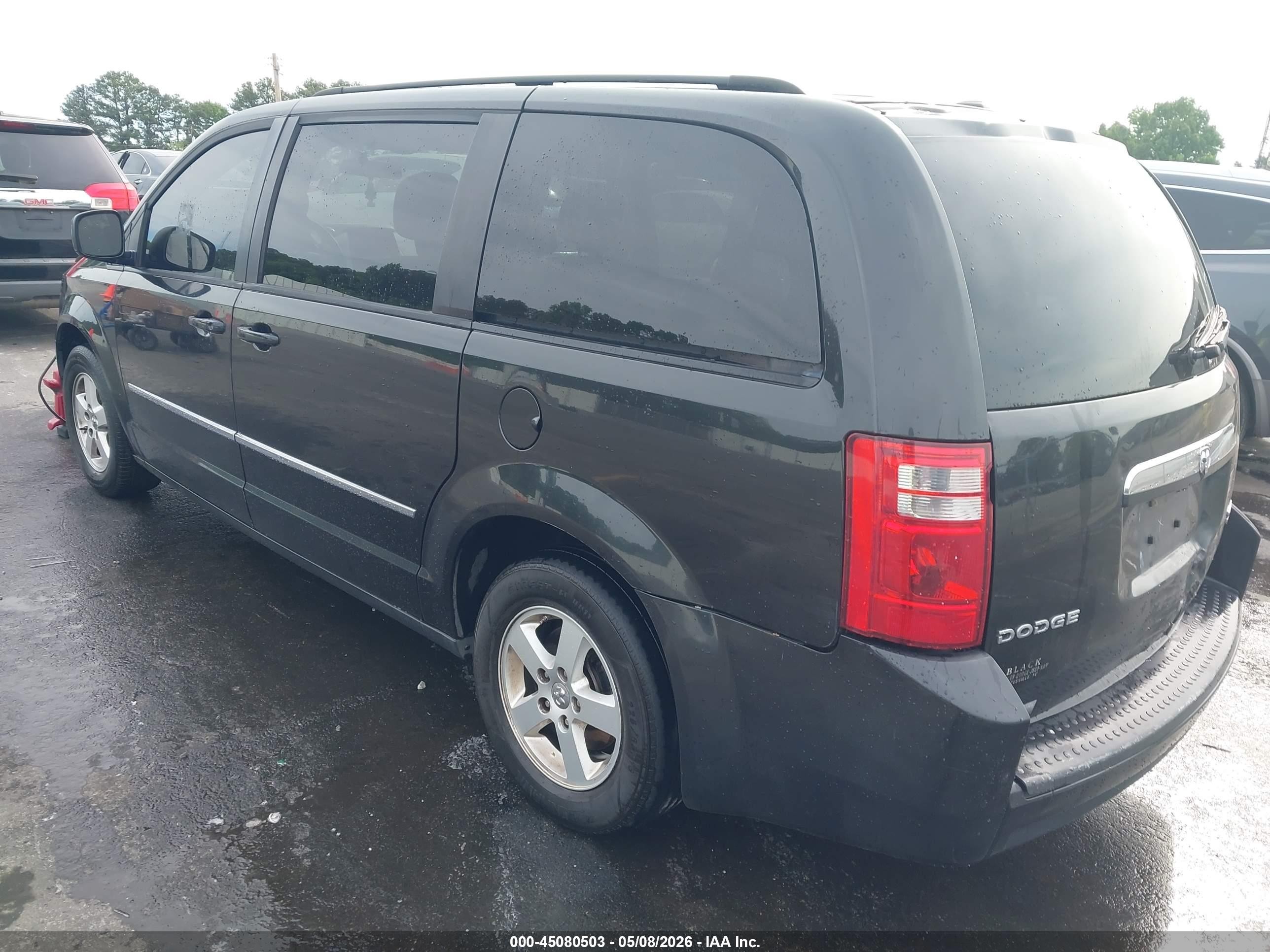 2010 Dodge Grand Caravan Sxt Black vin: 2D4RN5D13AR409547