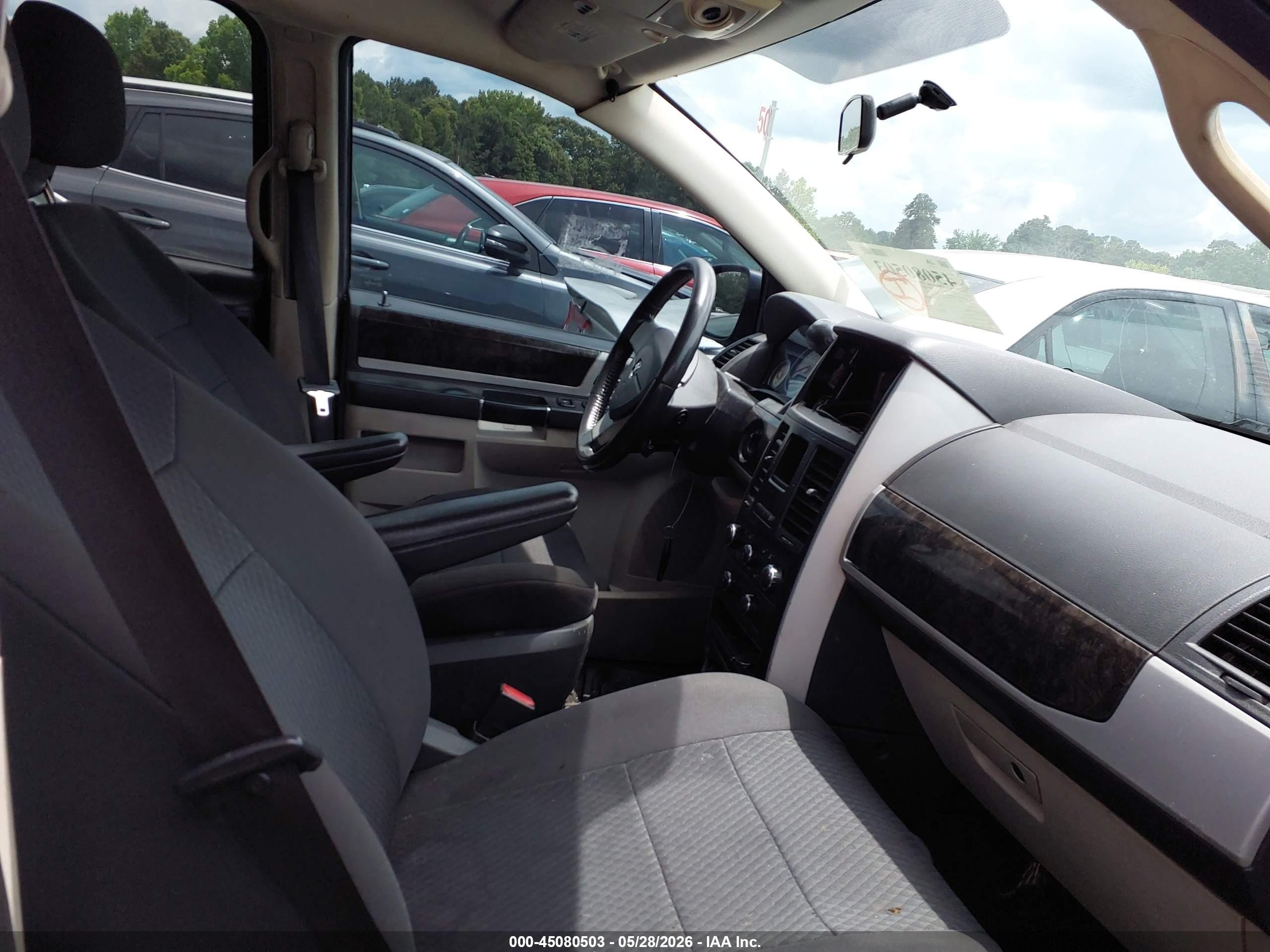 2010 Dodge Grand Caravan Sxt Black vin: 2D4RN5D13AR409547