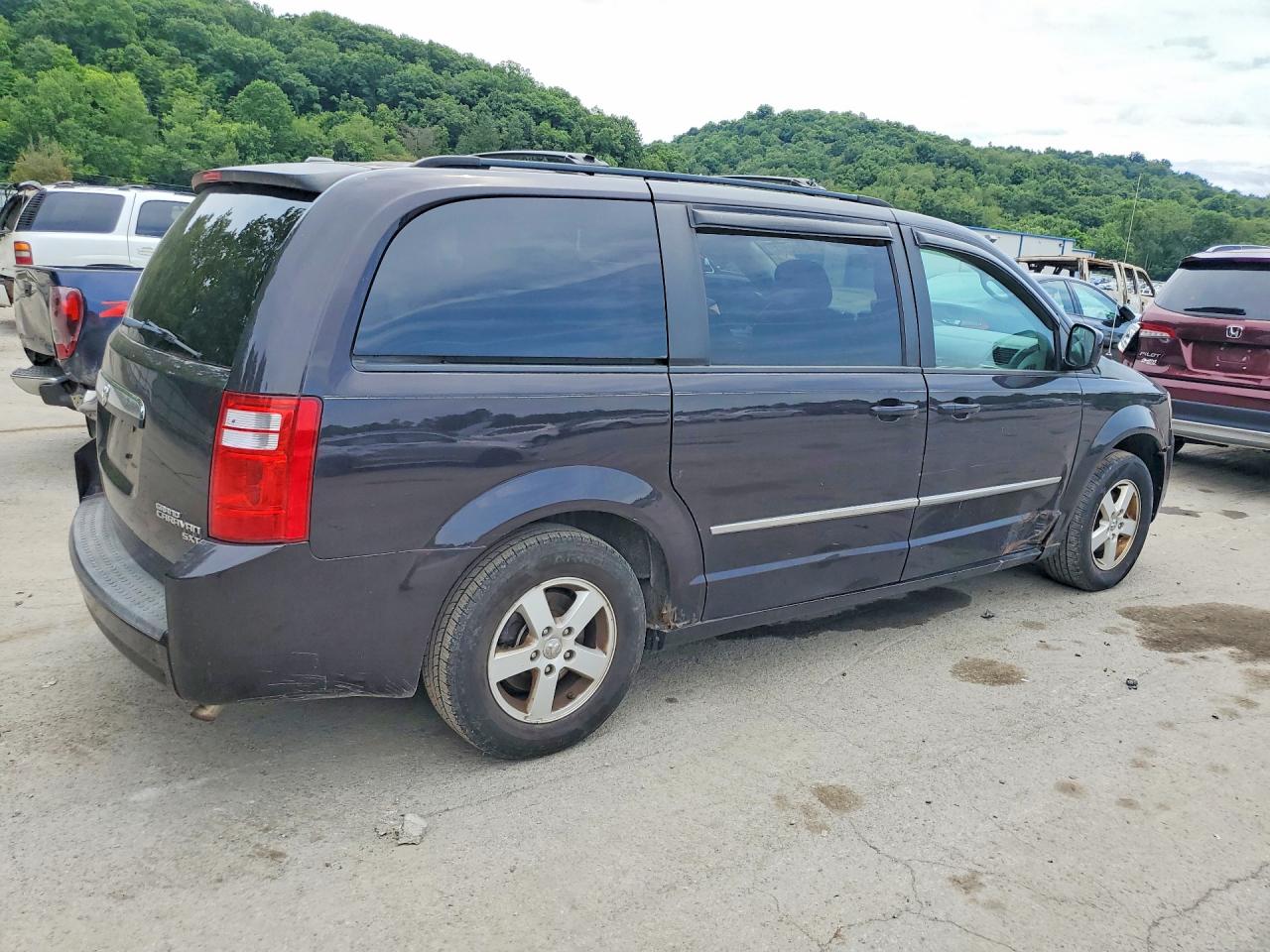 2010 Dodge Grand Caravan Sxt Black vin: 2D4RN5D13AR412531