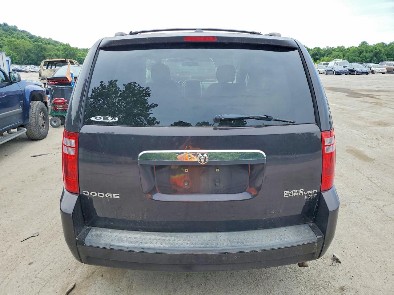 2010 Dodge Grand Caravan Sxt Black vin: 2D4RN5D13AR412531