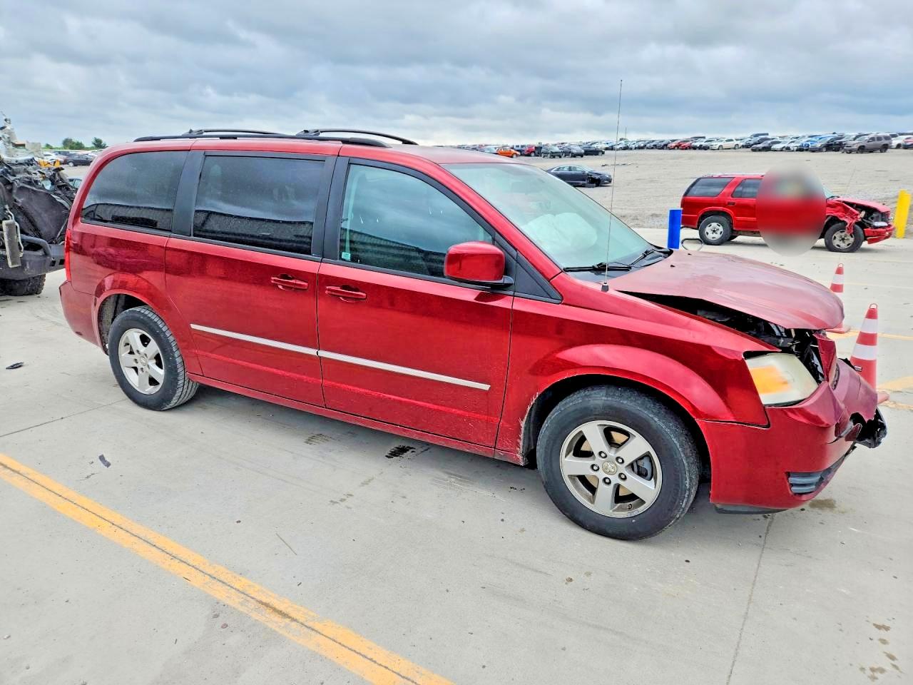 2010 Dodge Grand Caravan Sxt Red vin: 2D4RN5D13AR416675
