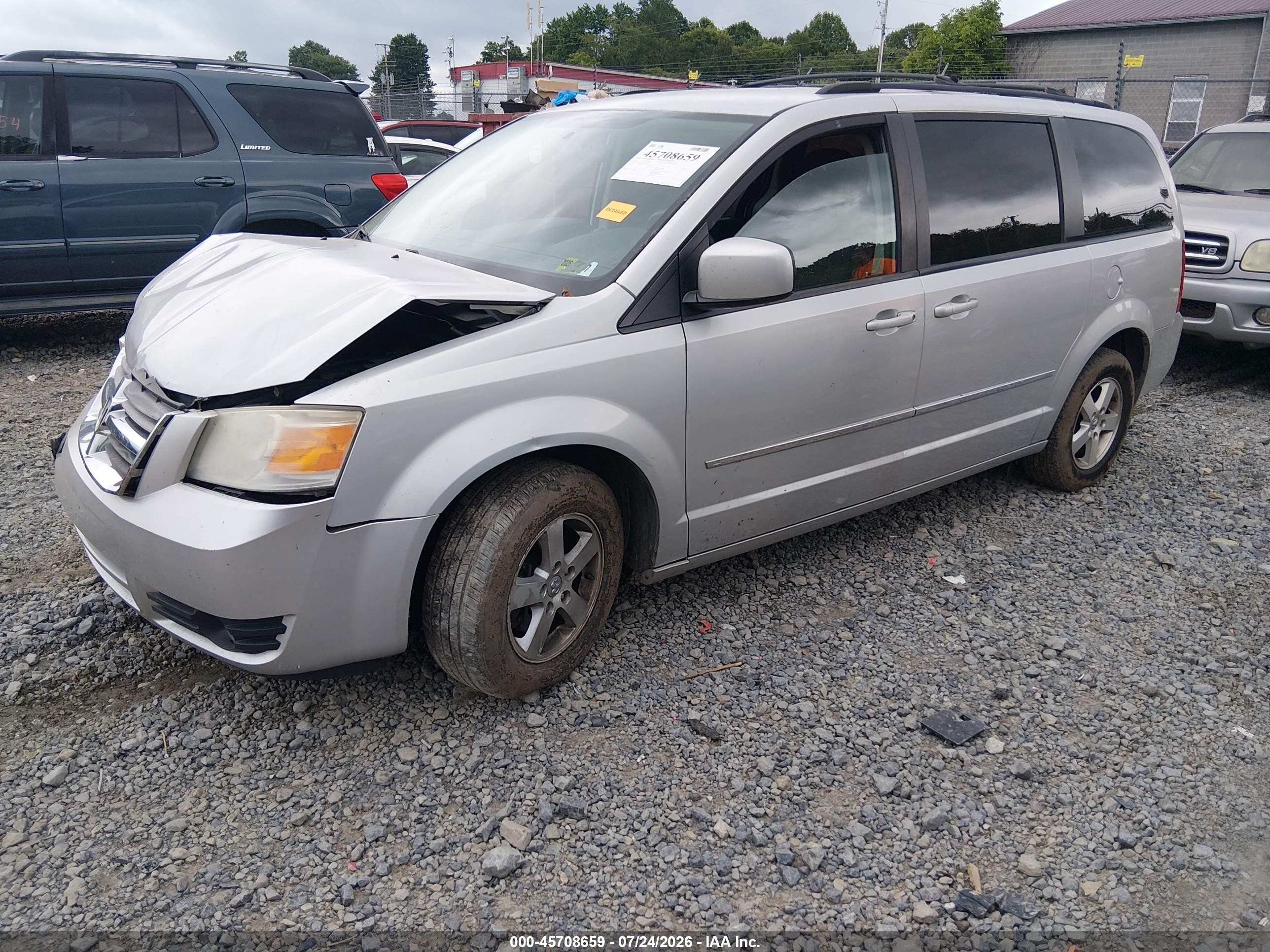 2010 Dodge Grand Caravan Sxt Gray vin: 2D4RN5D14AR100170