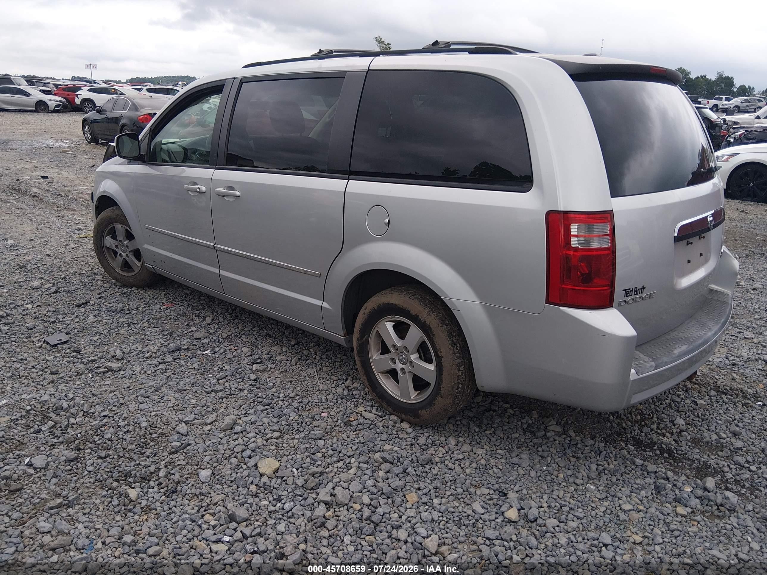 2010 Dodge Grand Caravan Sxt Gray vin: 2D4RN5D14AR100170