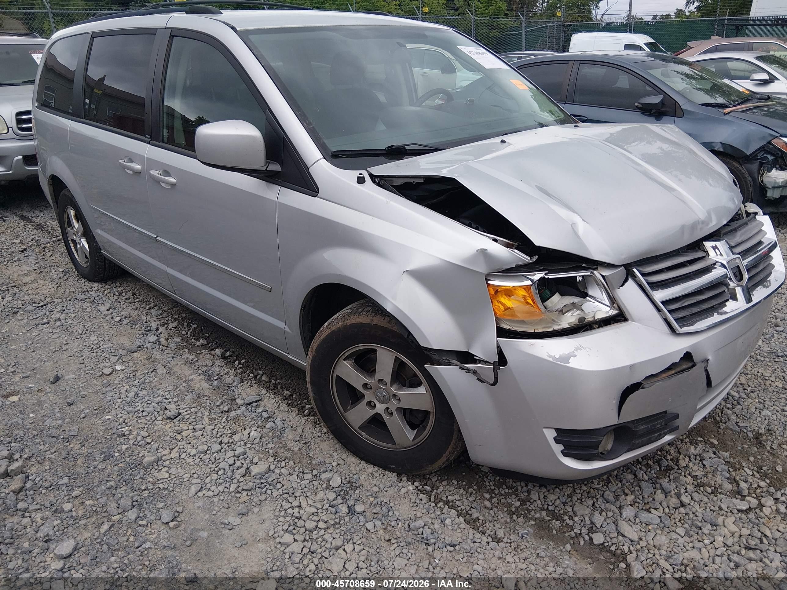 2010 Dodge Grand Caravan Sxt Gray vin: 2D4RN5D14AR100170