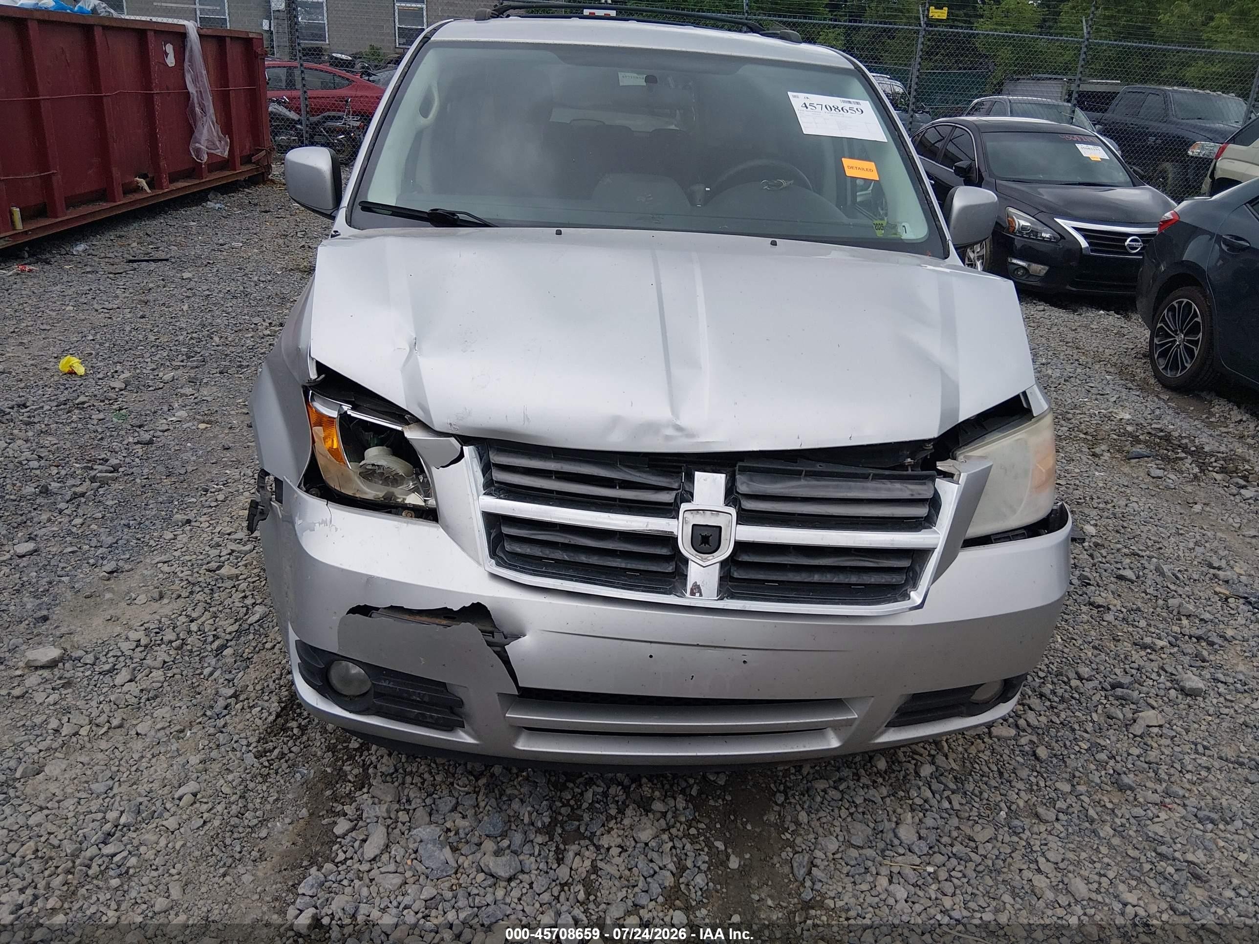 2010 Dodge Grand Caravan Sxt Gray vin: 2D4RN5D14AR100170