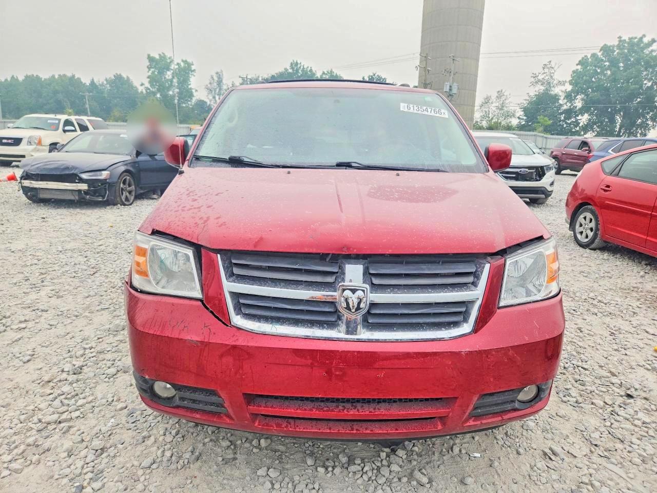 2010 Dodge Grand Caravan Sxt Red vin: 2D4RN5D14AR129751