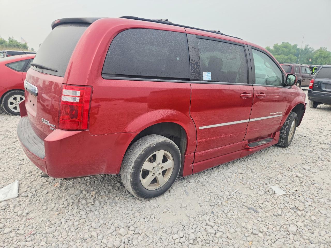2010 Dodge Grand Caravan Sxt Red vin: 2D4RN5D14AR129751