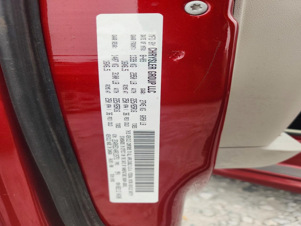 2010 Dodge Grand Caravan Sxt Red vin: 2D4RN5D14AR129751