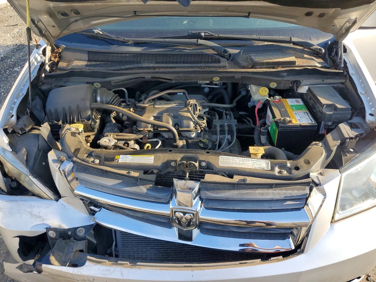 2010 Dodge Grand Caravan Sxt Silver vin: 2D4RN5D14AR216274