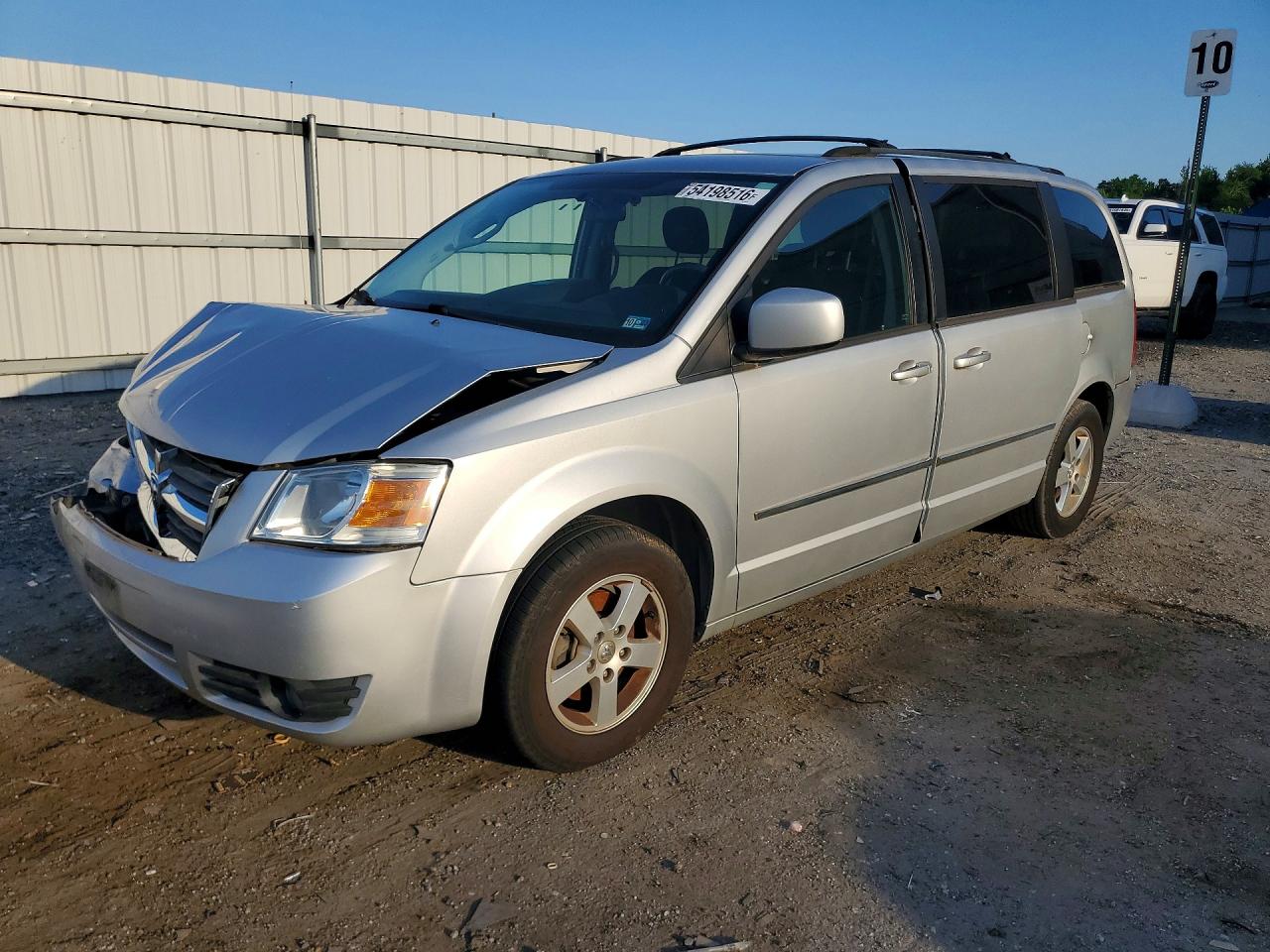 2010 Dodge Grand Caravan Sxt Silver vin: 2D4RN5D14AR216274