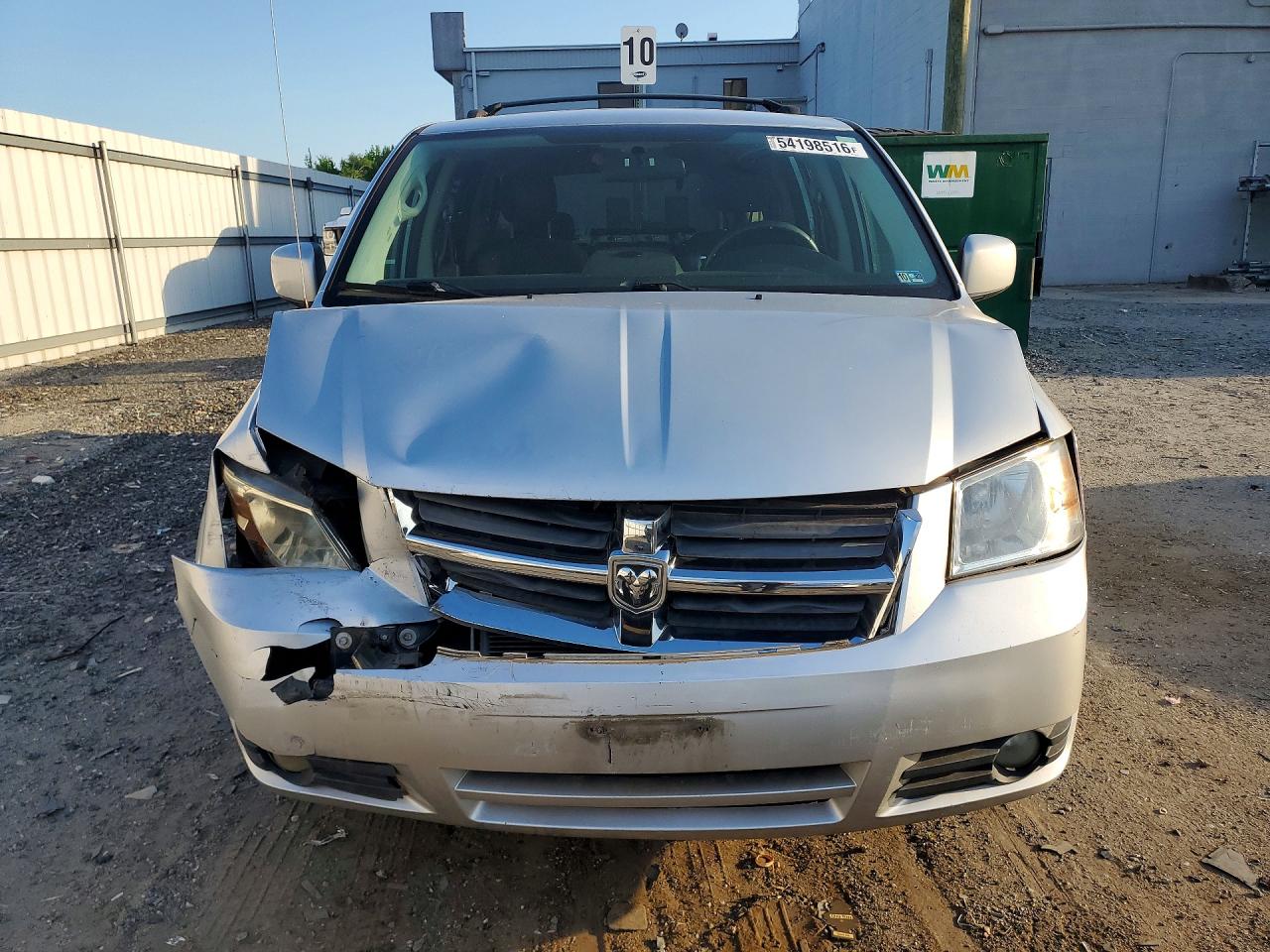 2010 Dodge Grand Caravan Sxt Silver vin: 2D4RN5D14AR216274
