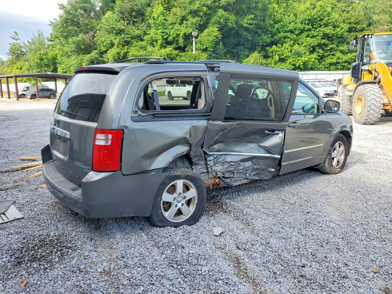 2010 Dodge Grand Caravan Sxt Gray vin: 2D4RN5D14AR261196