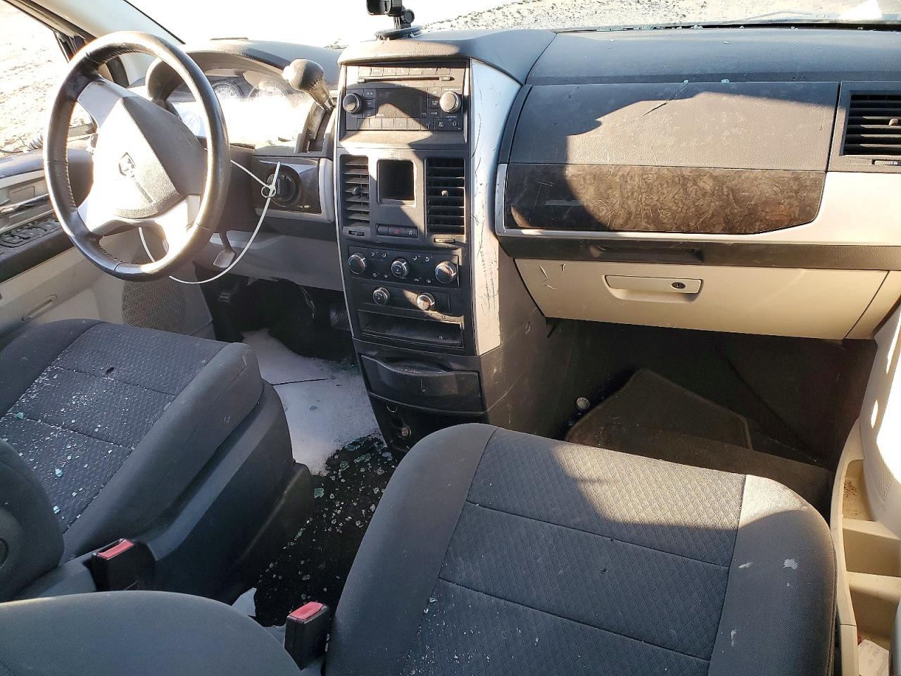 2010 Dodge Grand Caravan Sxt White vin: 2D4RN5D14AR316939