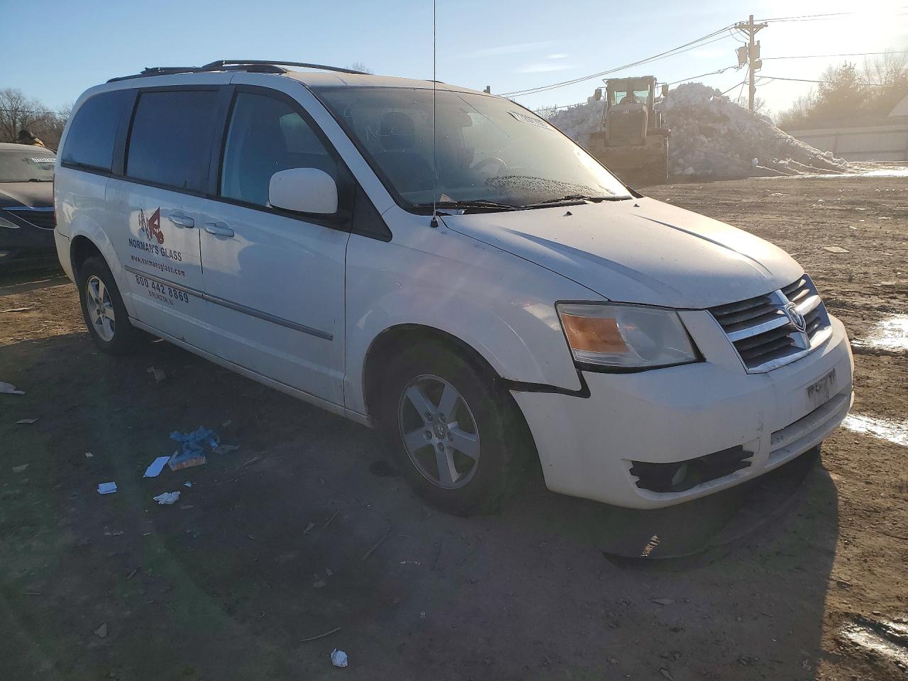 2010 Dodge Grand Caravan Sxt White vin: 2D4RN5D14AR316939
