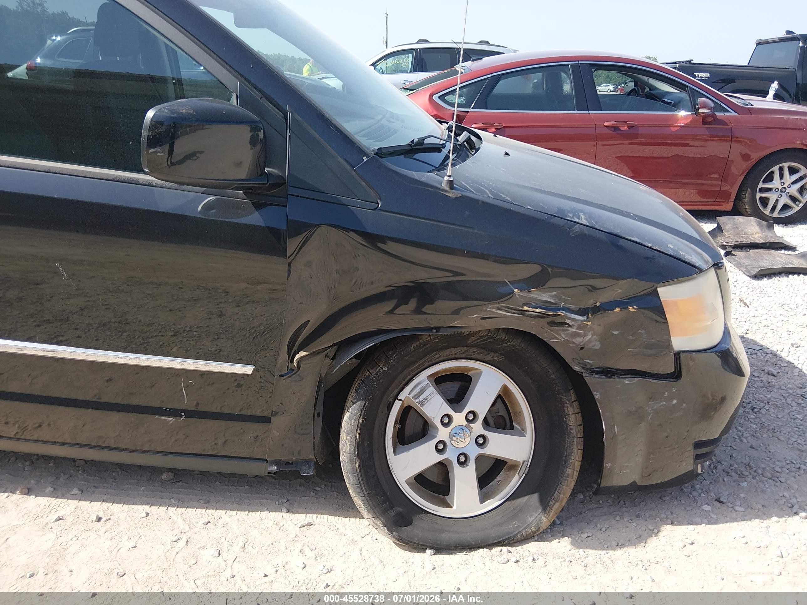2010 Dodge Grand Caravan Sxt Black vin: 2D4RN5D14AR462158
