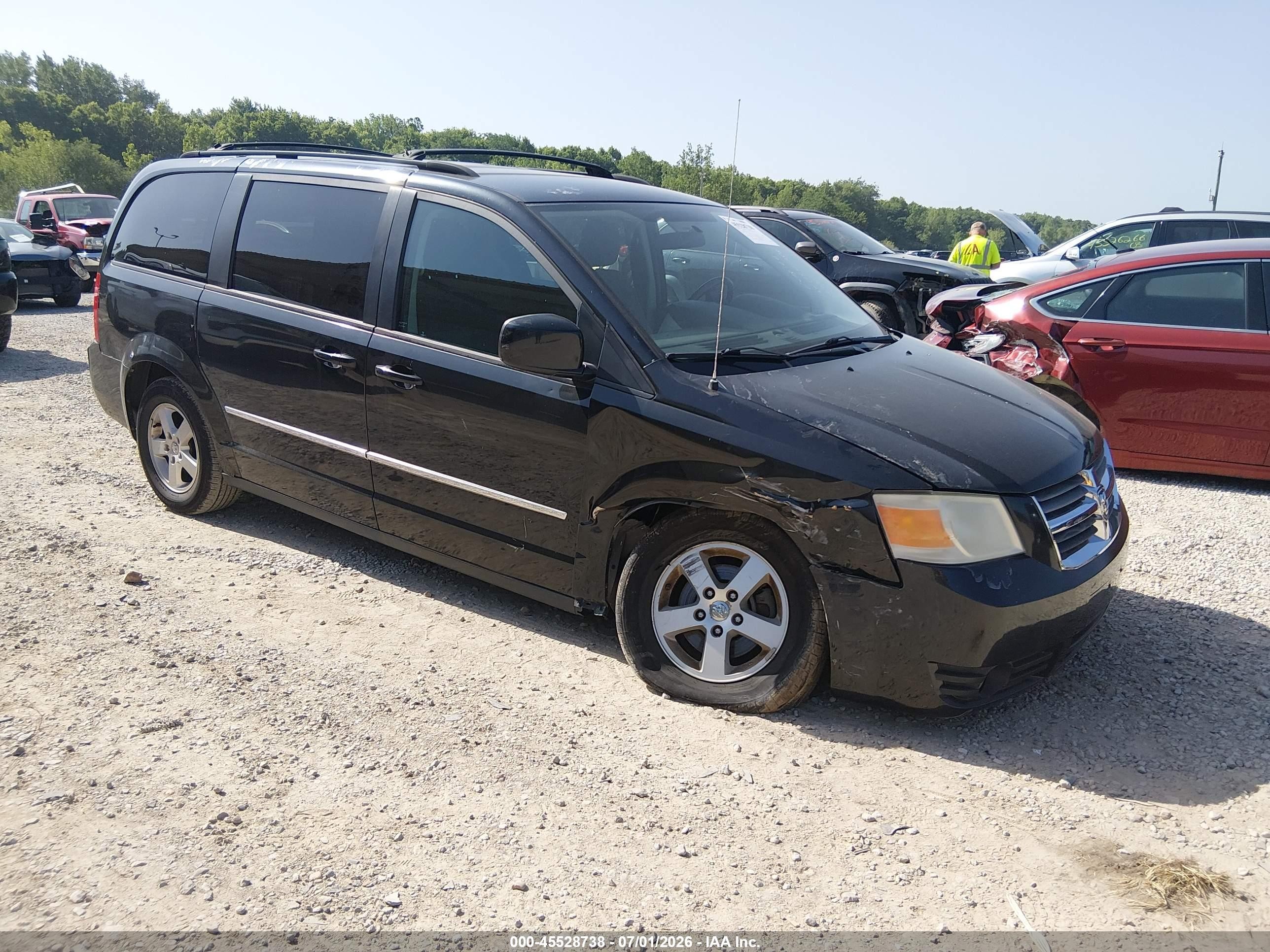 2010 Dodge Grand Caravan Sxt Black vin: 2D4RN5D14AR462158