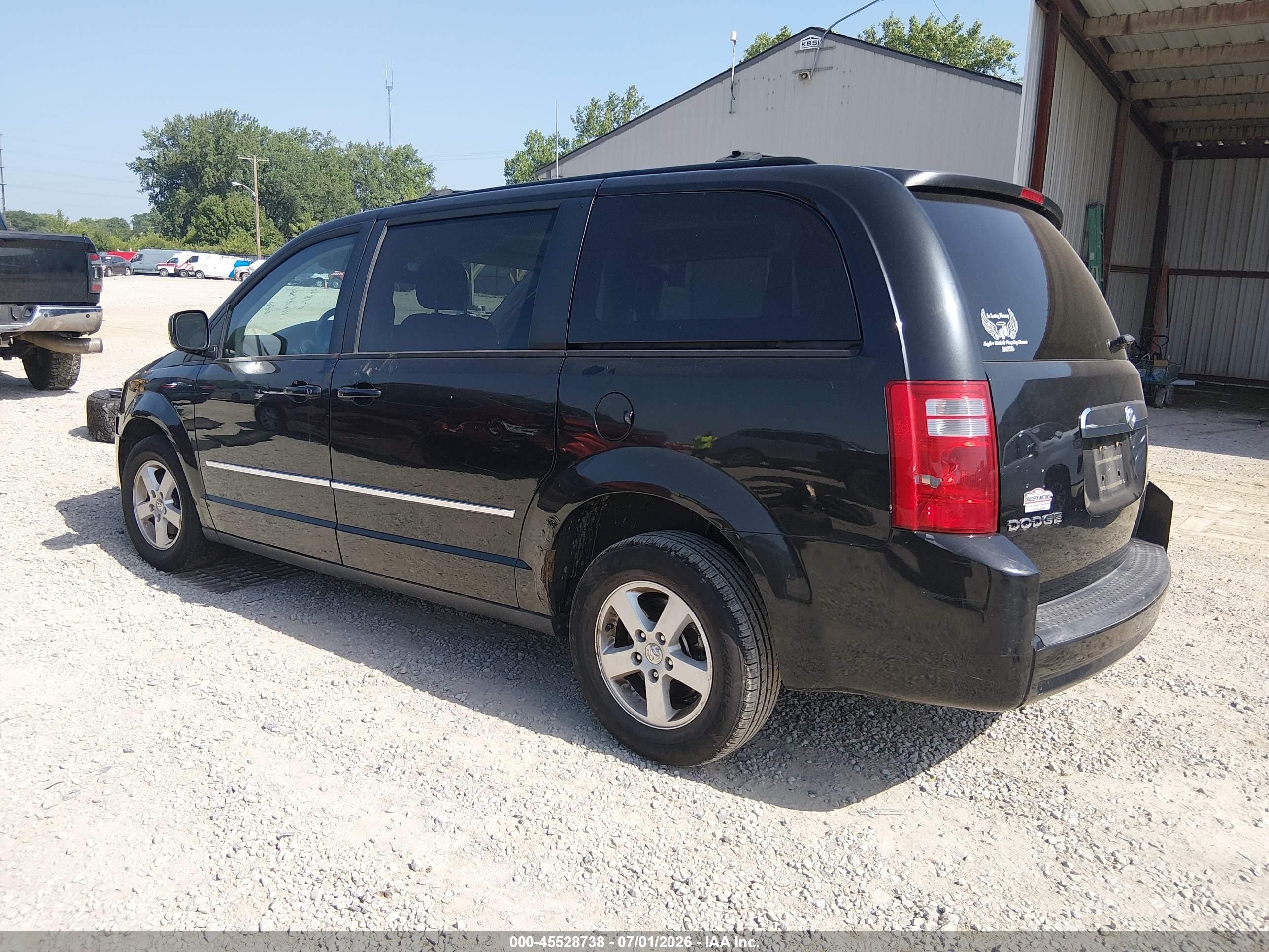 2010 Dodge Grand Caravan Sxt Black vin: 2D4RN5D14AR462158